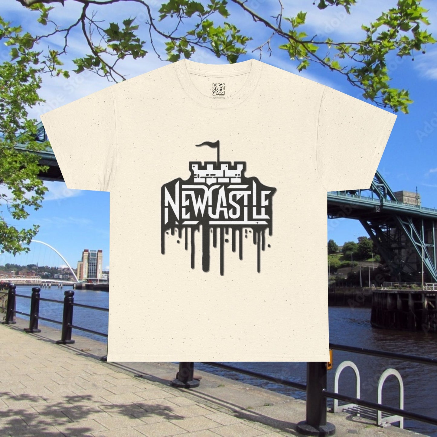 Newcastle Dripping Graffiti Tee