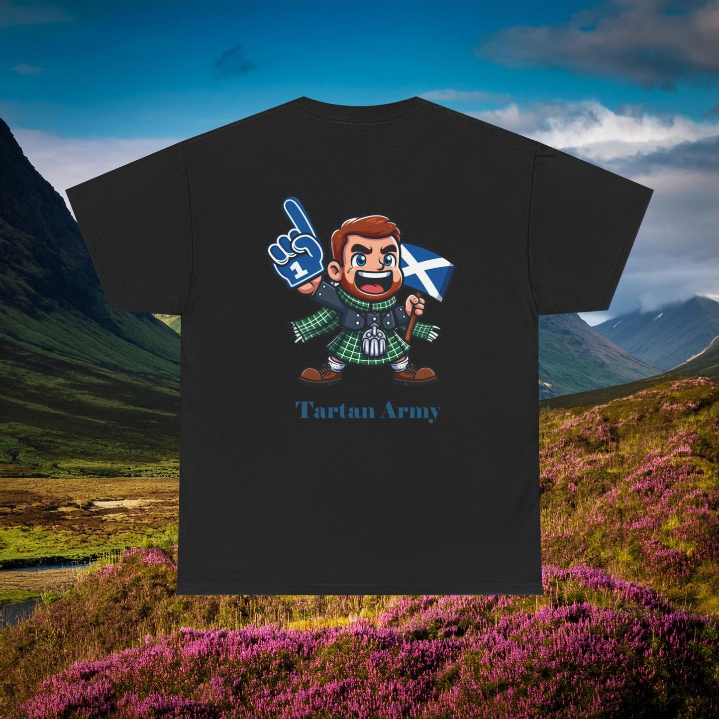 Scotland Tartan Army Tee