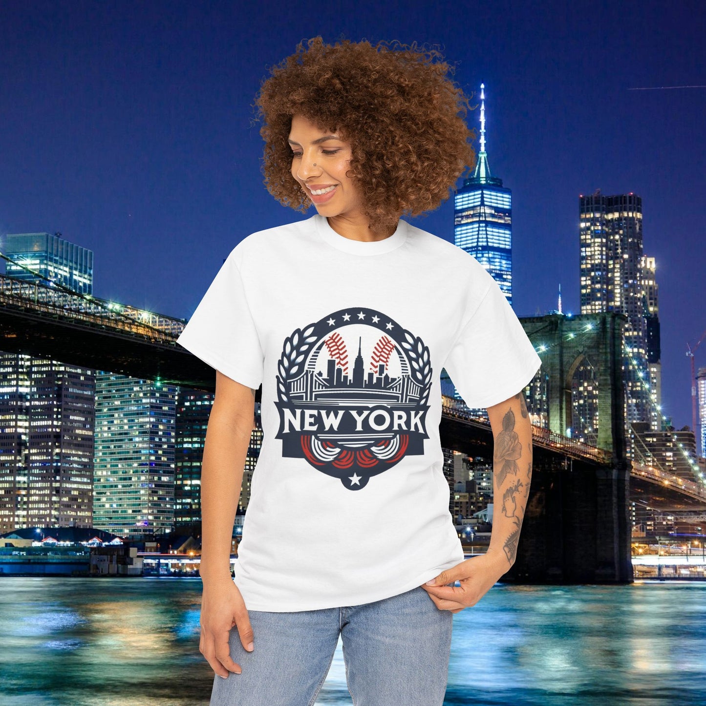 New York Bronx Baseball Tee