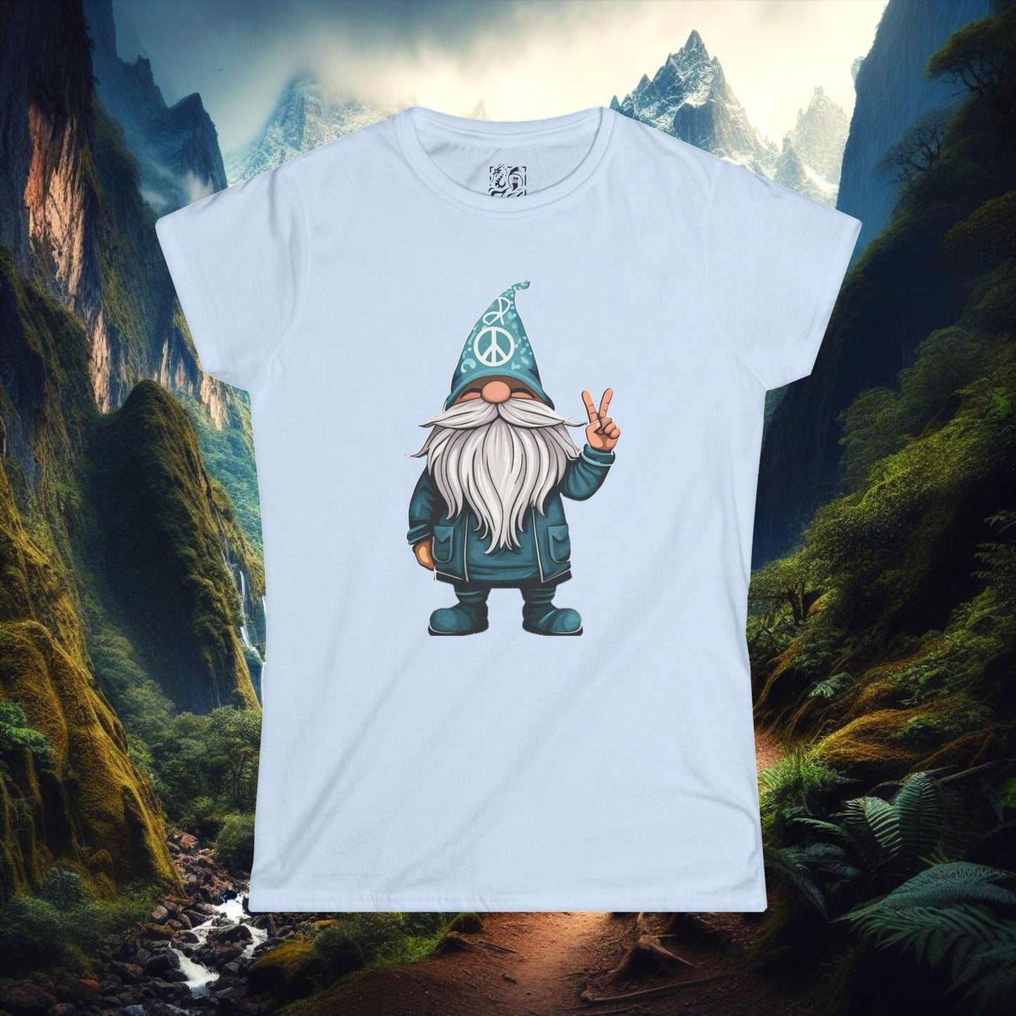 Peace Gnome Women's Softstyle Tee
