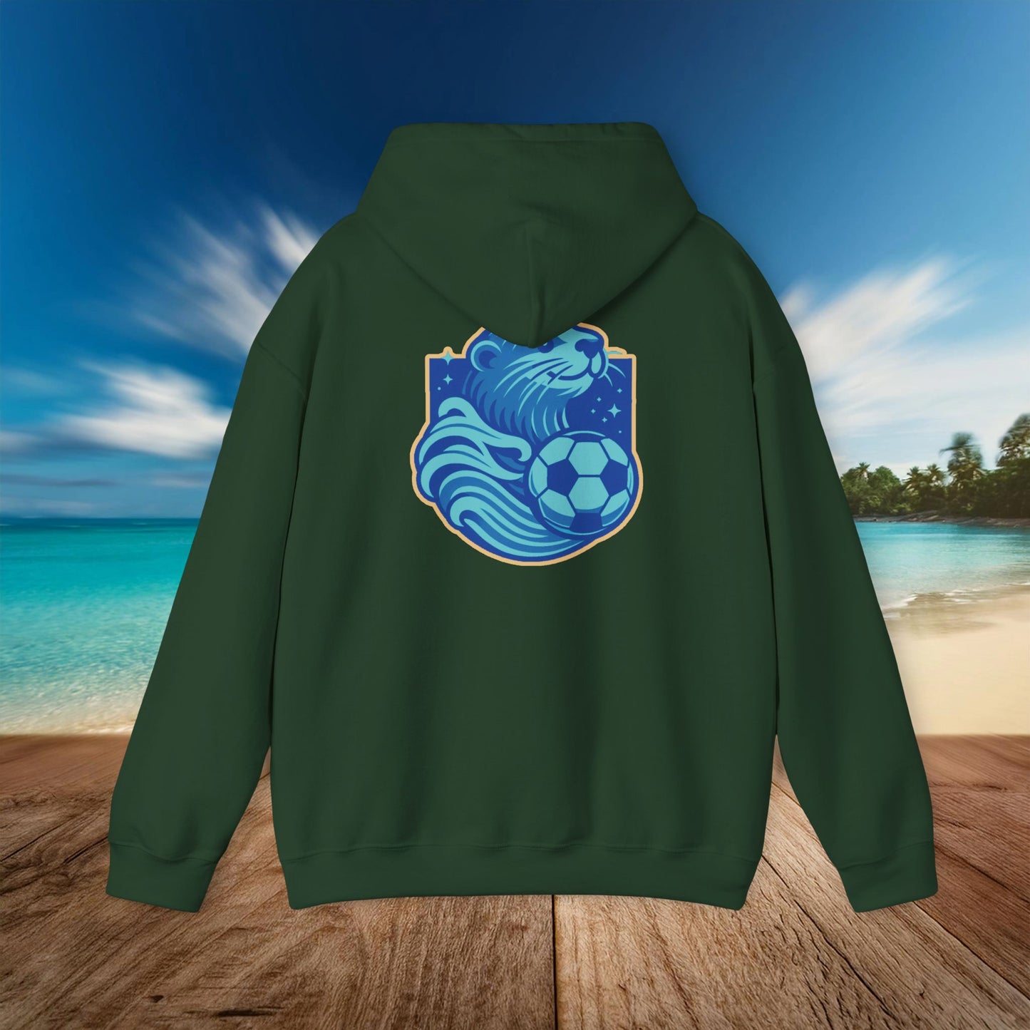 Sea Otter Soccer Logo Hoodie