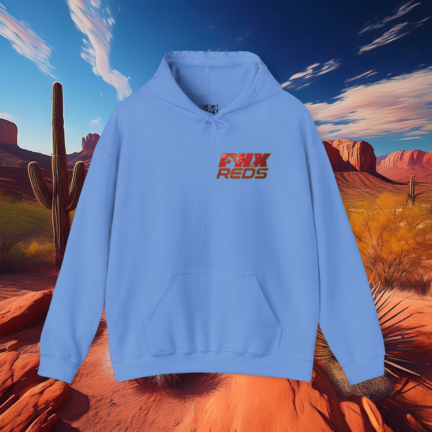 PHX Reds Christmas Crest Hoodie