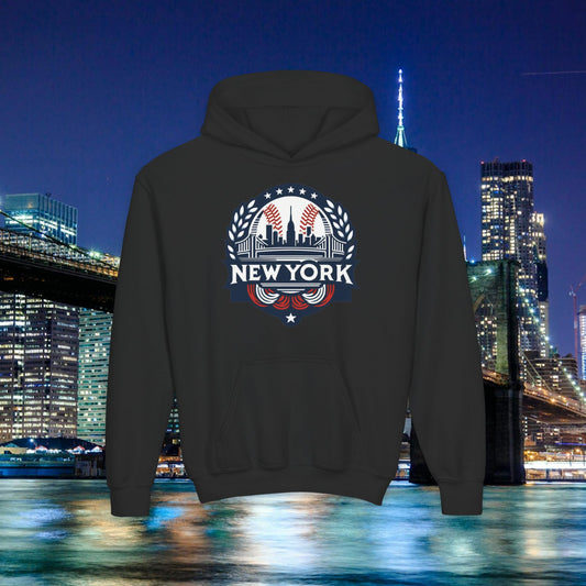 New York Bronx Baseball Youth Hoodie
