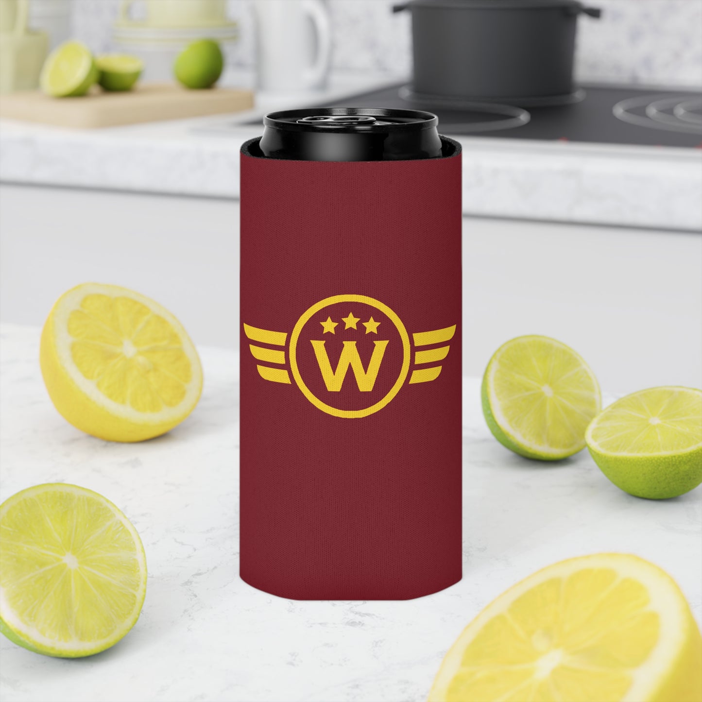 Washington DC Football Logo Can Cooler