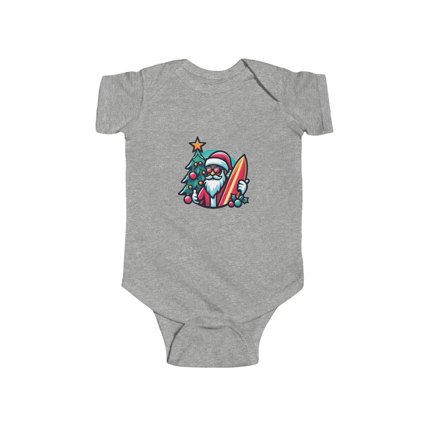 Surf Santa Infant Bodysuit