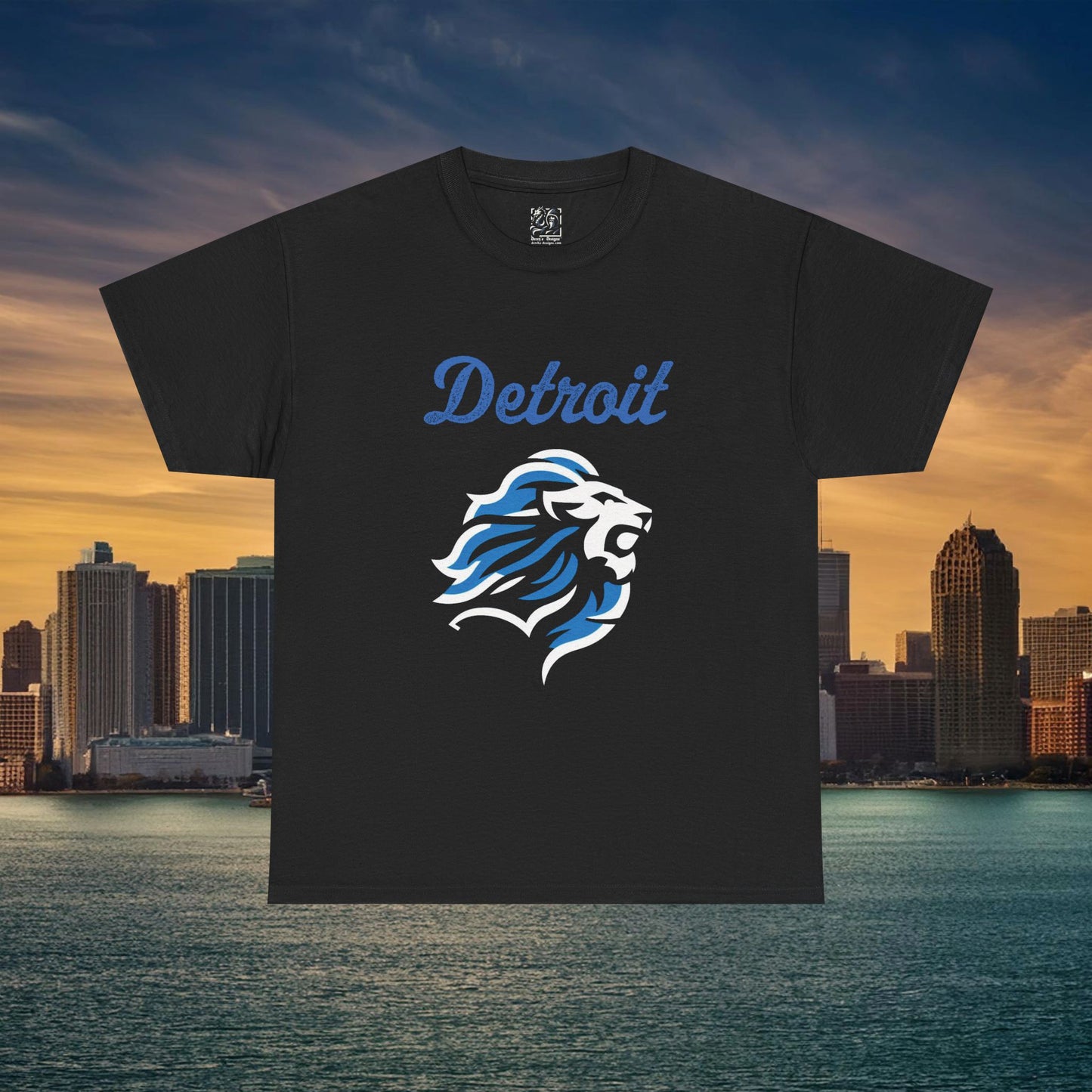 Detroit Football Crest Tee
