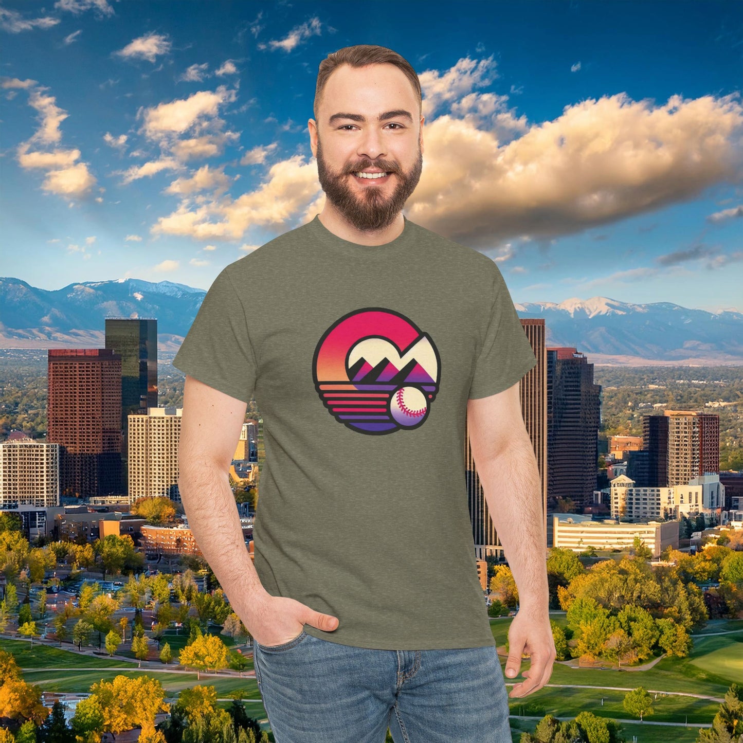 Retro Colorado Baseball Tee
