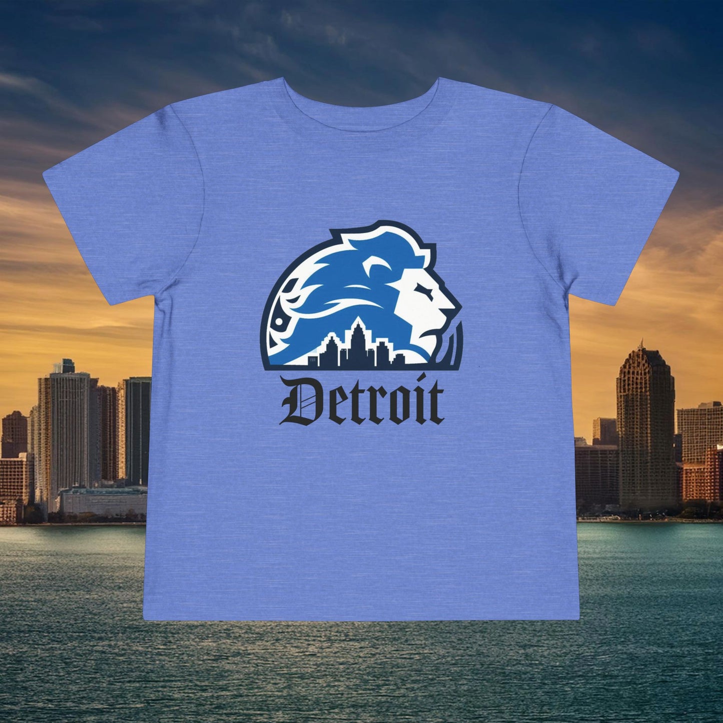 Detroit Football Skyline Toddler Tee