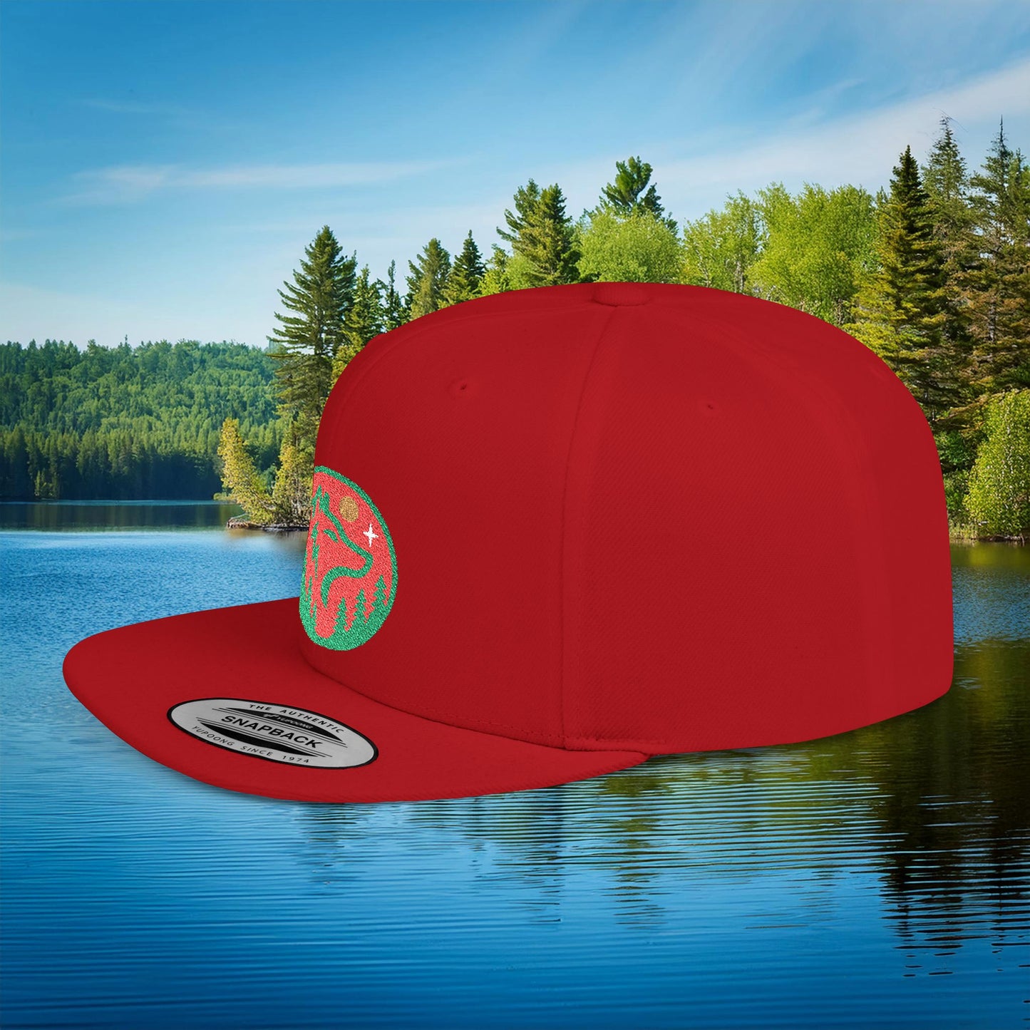 Minnesota Wild Wolf Flat Bill Snapback