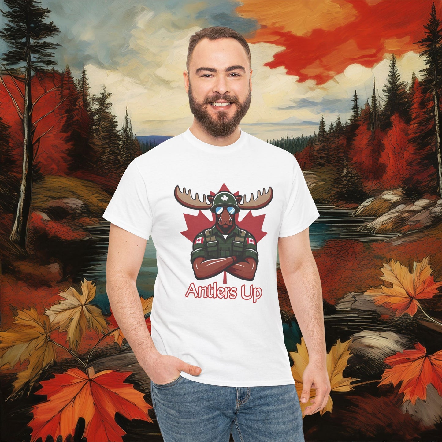 Canadian Moose "Antlers Up" Tee