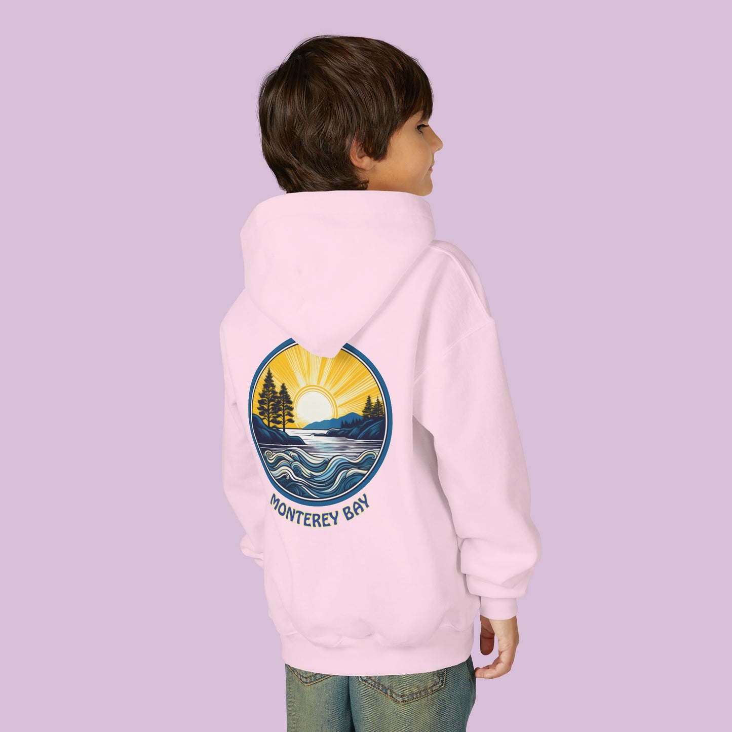 Monterey Bay Big Sur Youth Hoodie