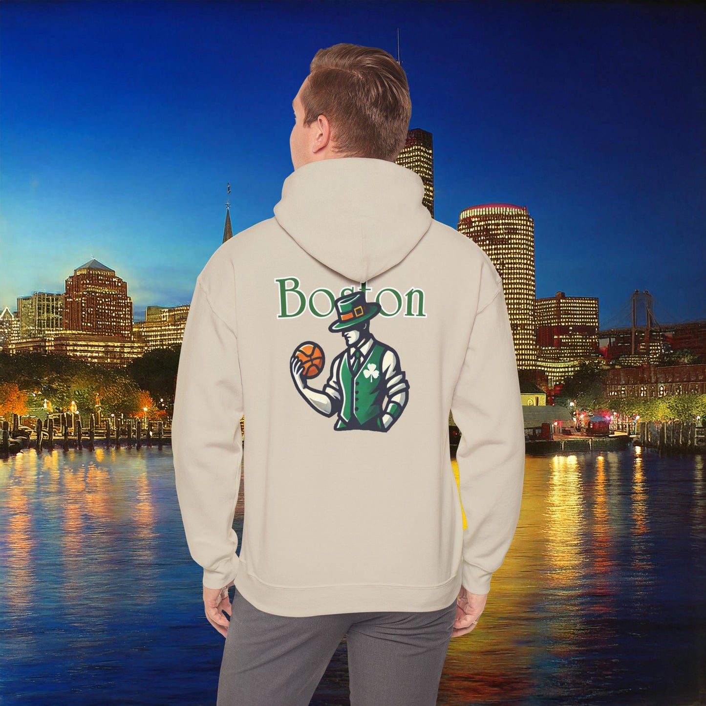 Boston Basketball Hoodie