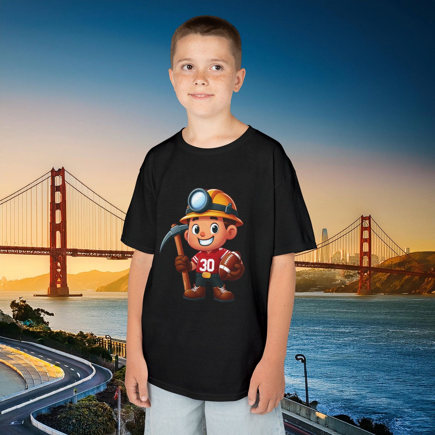 San Francisco Football Little Miner Kids Tee