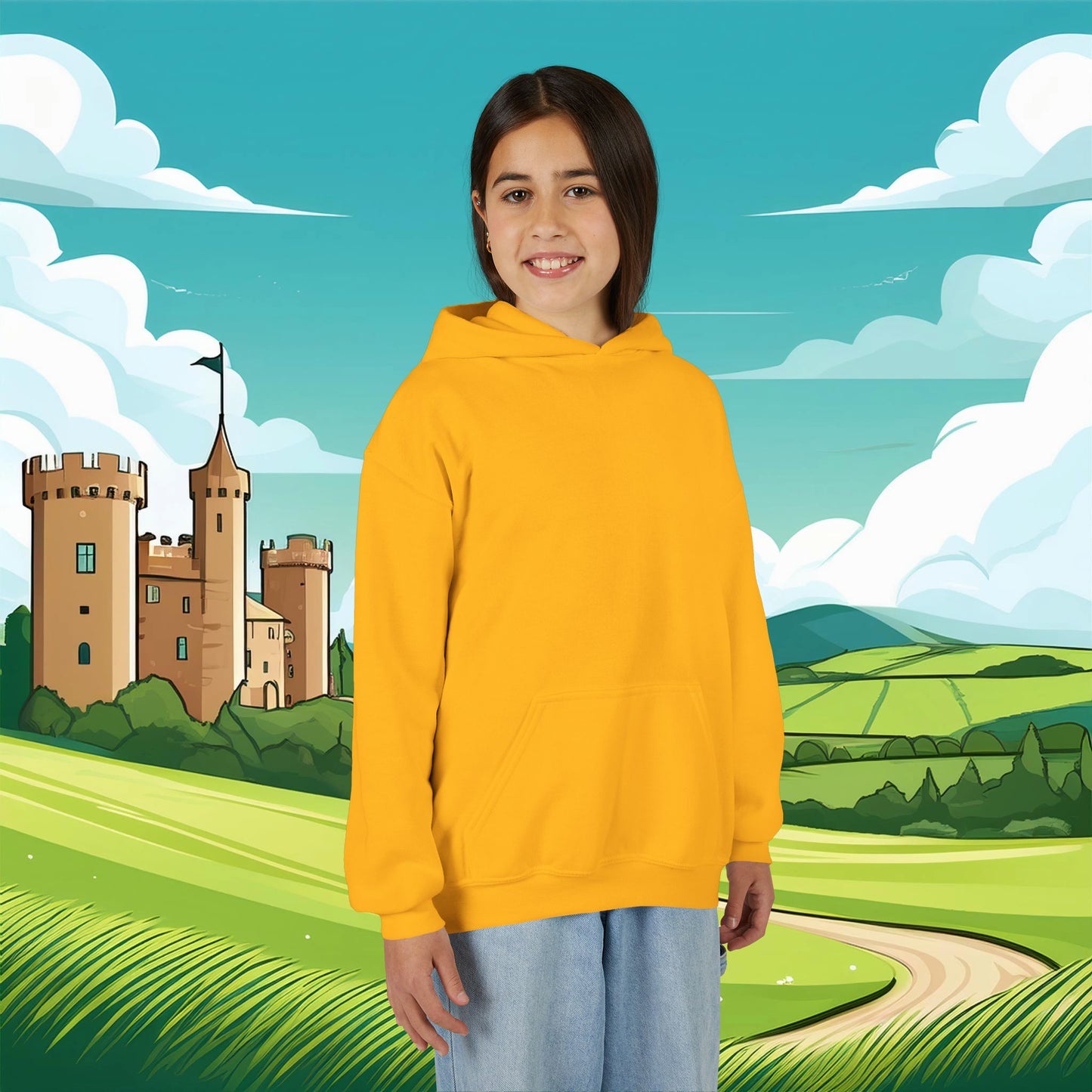 Wrexham Crest Dragon Youth Hoodie