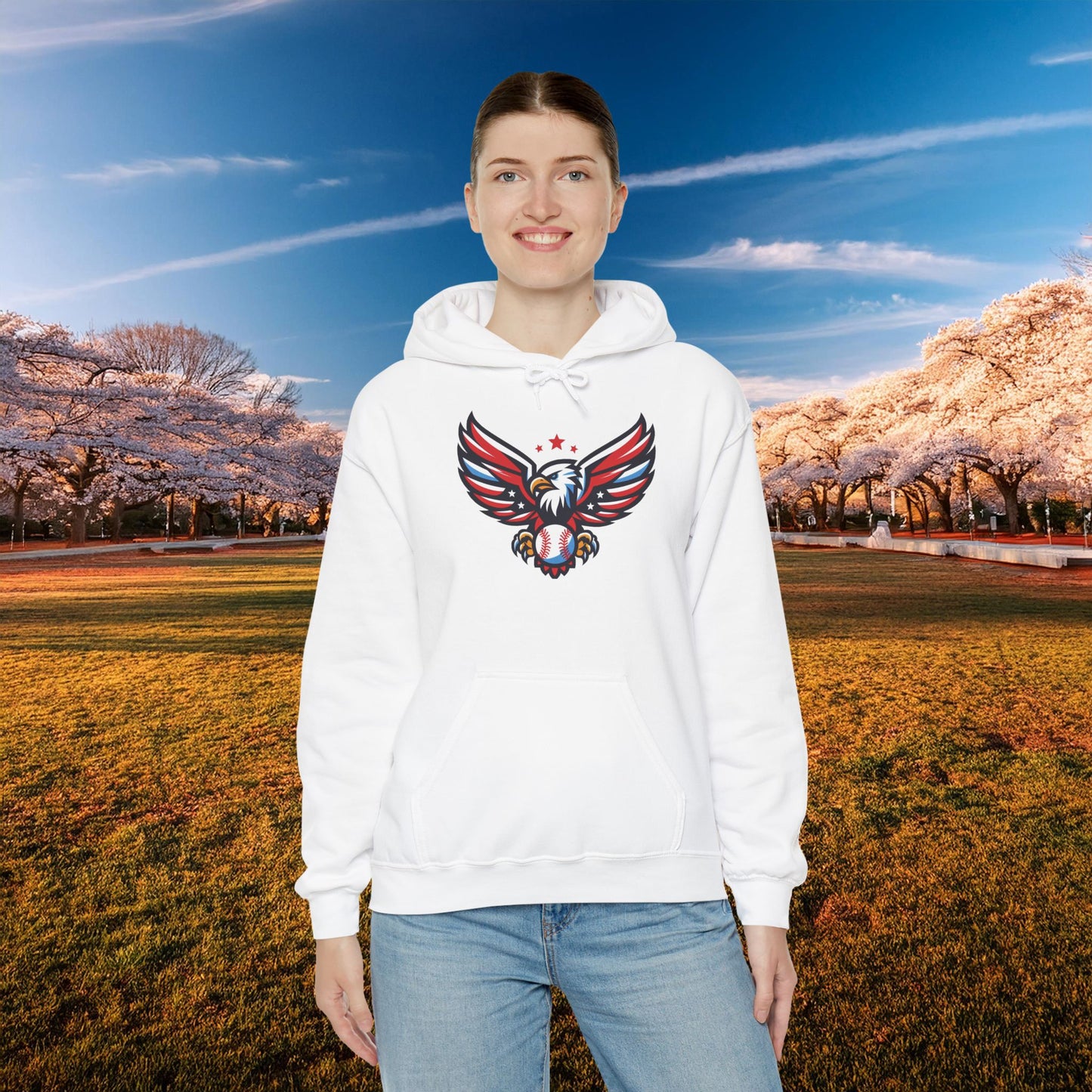 Washington Baseball Eagle Hoodie