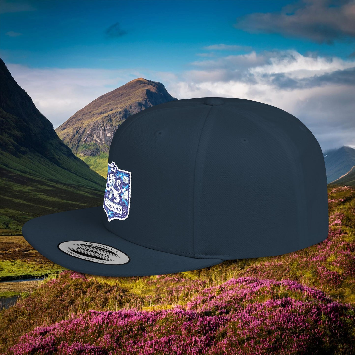 Scotland Crest Flat Bill Snapback