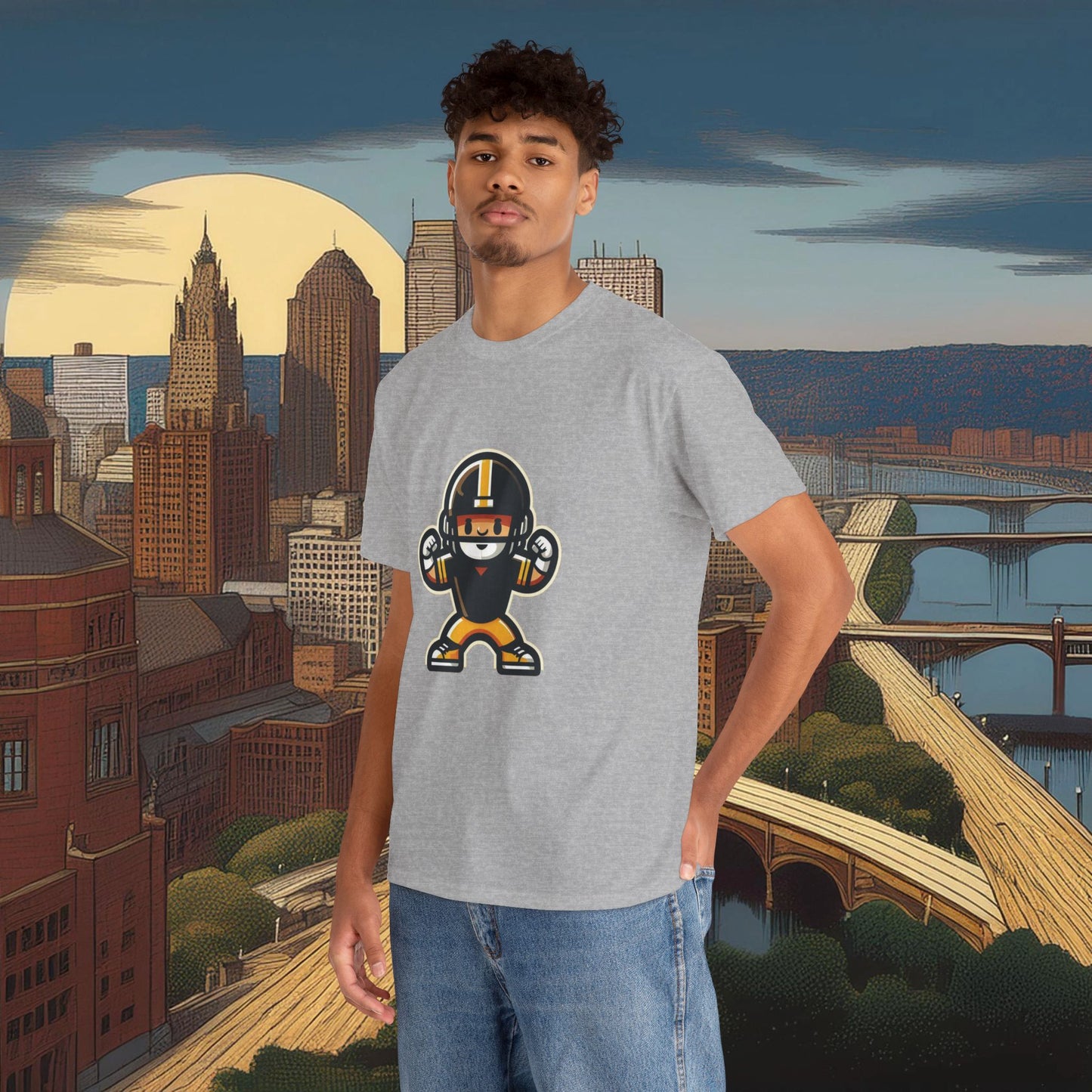 Mini Pittsburgh Football Player Tee