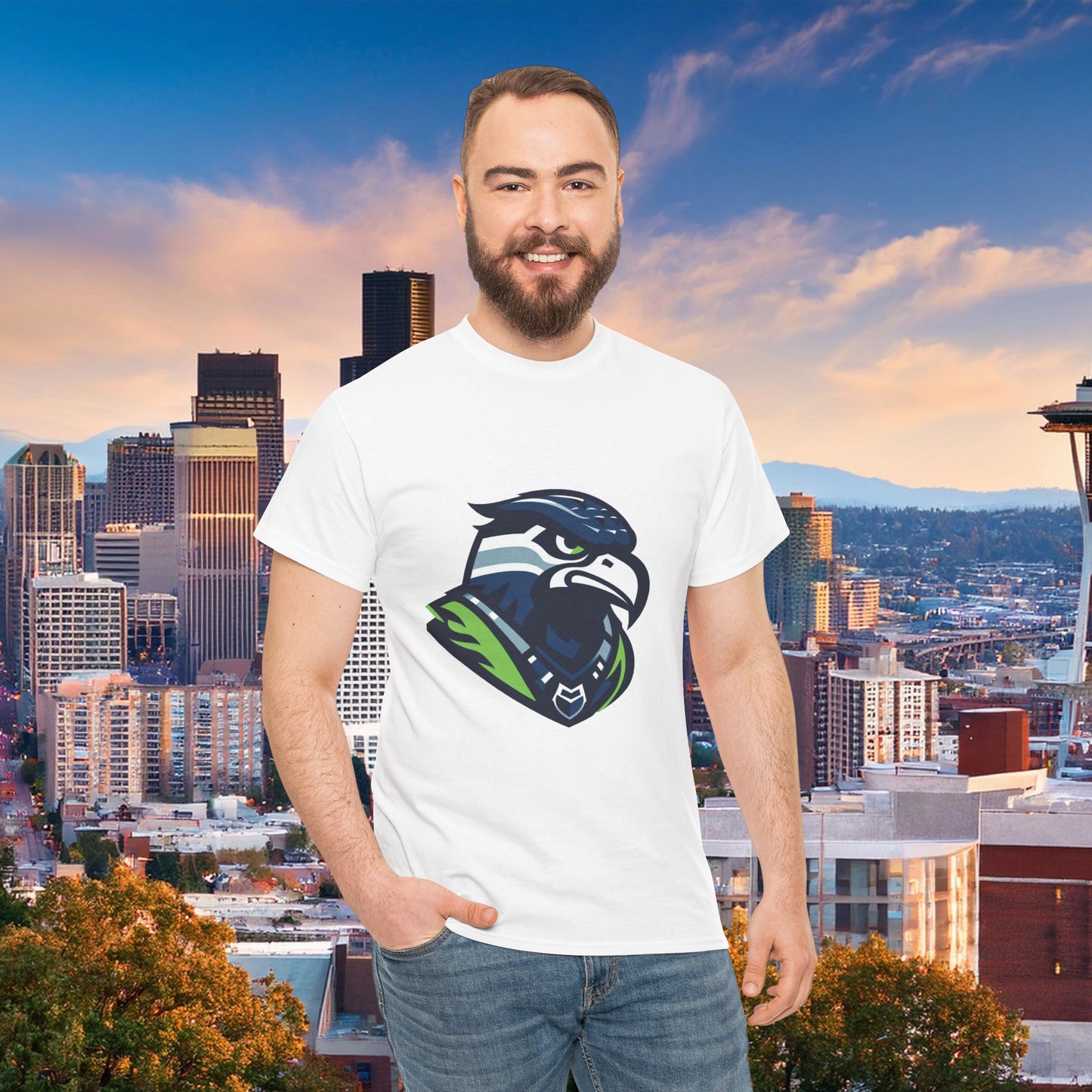 Seattle Football Crest Tee
