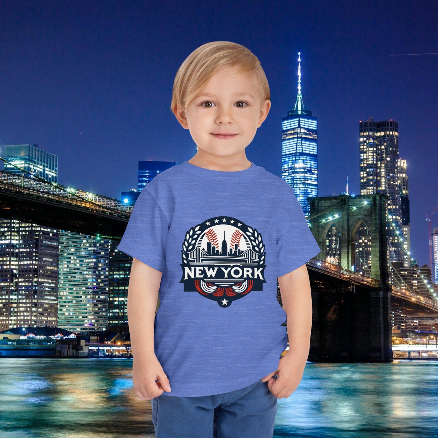 New York Bronx Baseball Toddler Tee