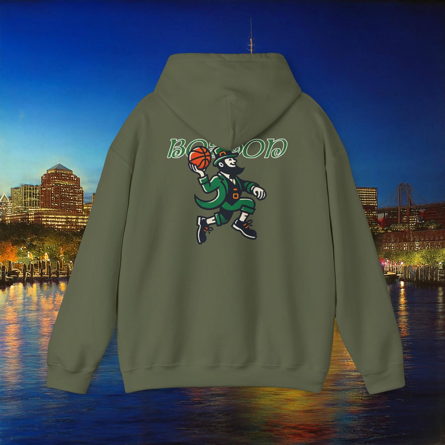 Boston Basketball Logo Hoodie