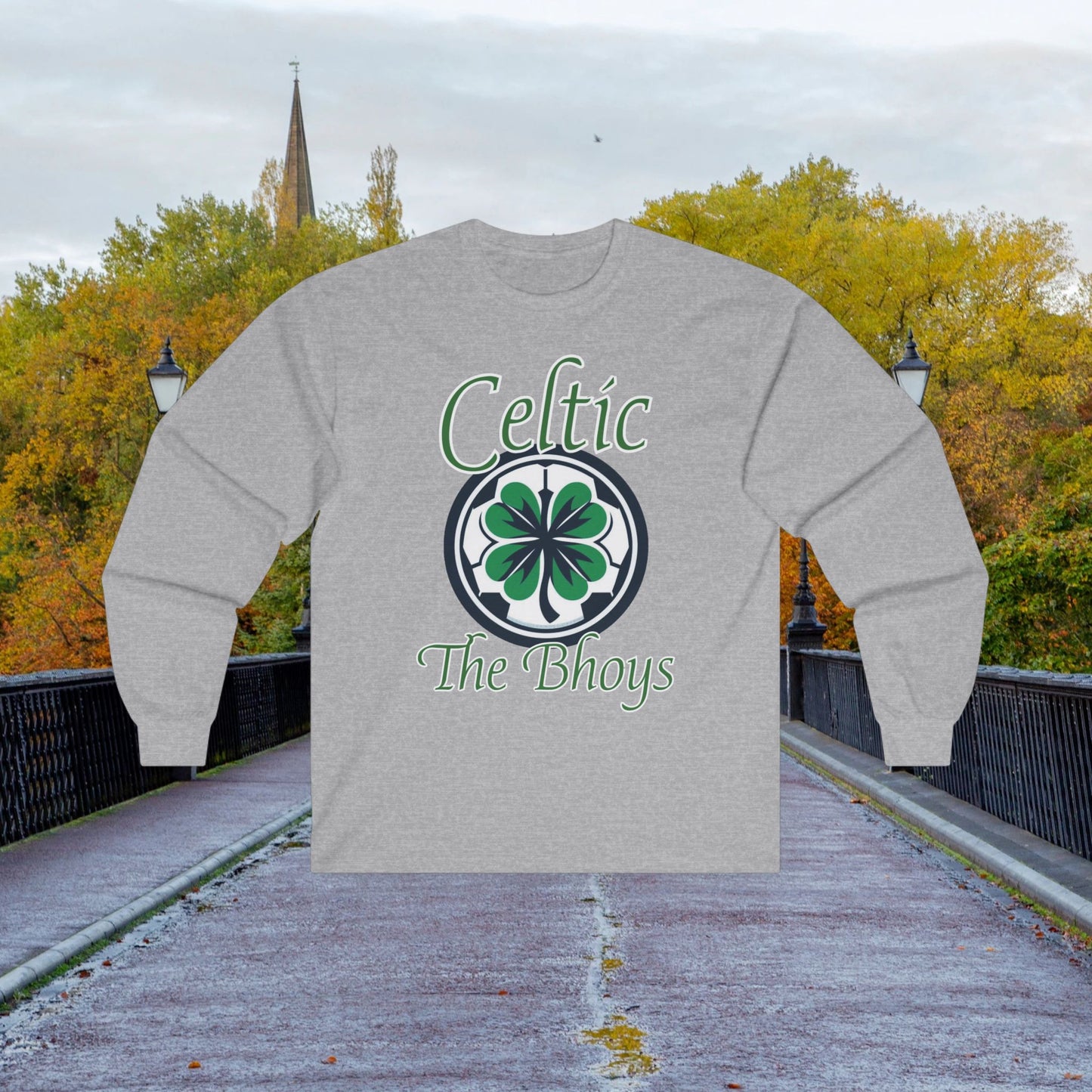 Celtic "The Bhoys" Logo Long Sleeve Tee