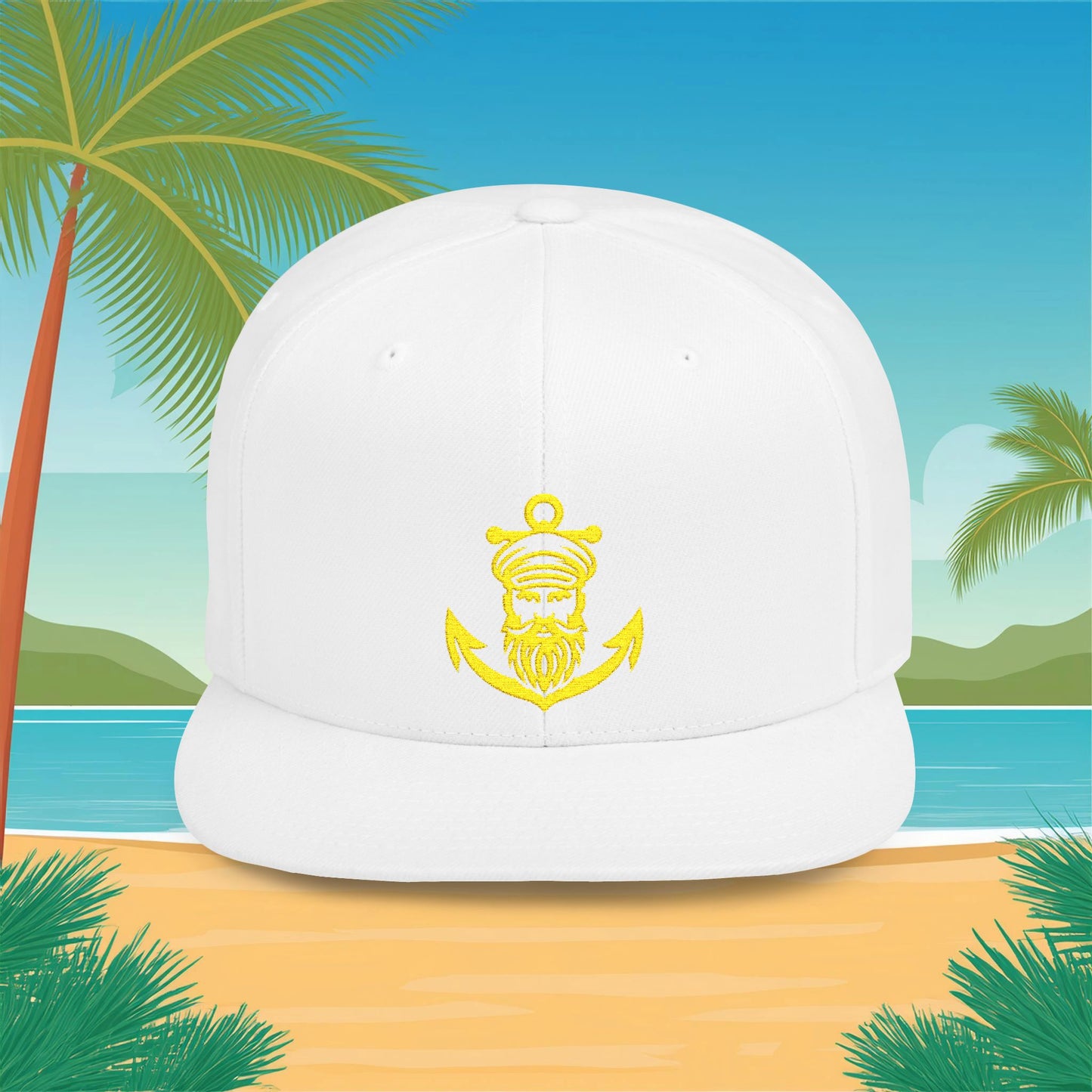 Old Salt Flat Bill Snapback