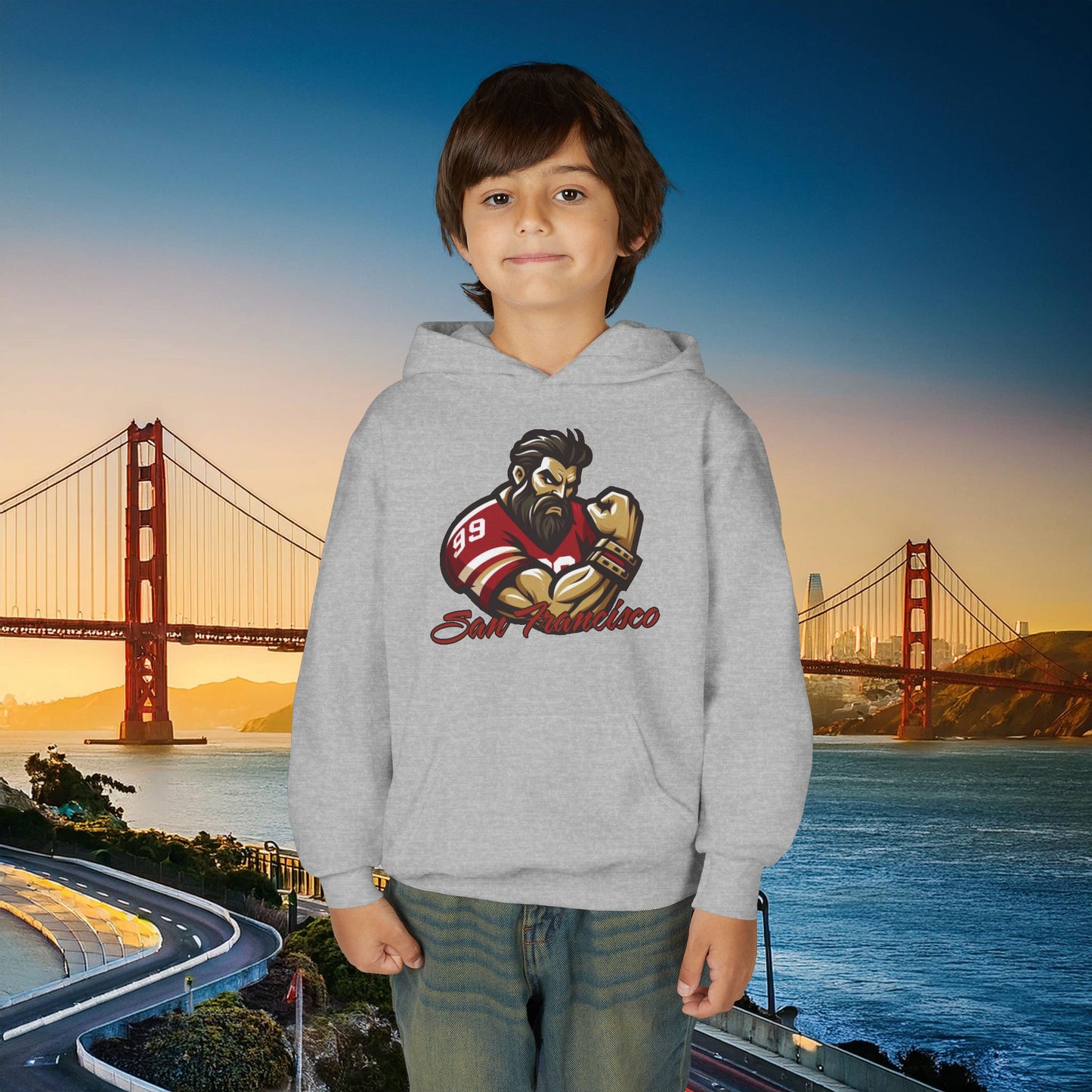 San Francisco Football Fan Youth Hoodie