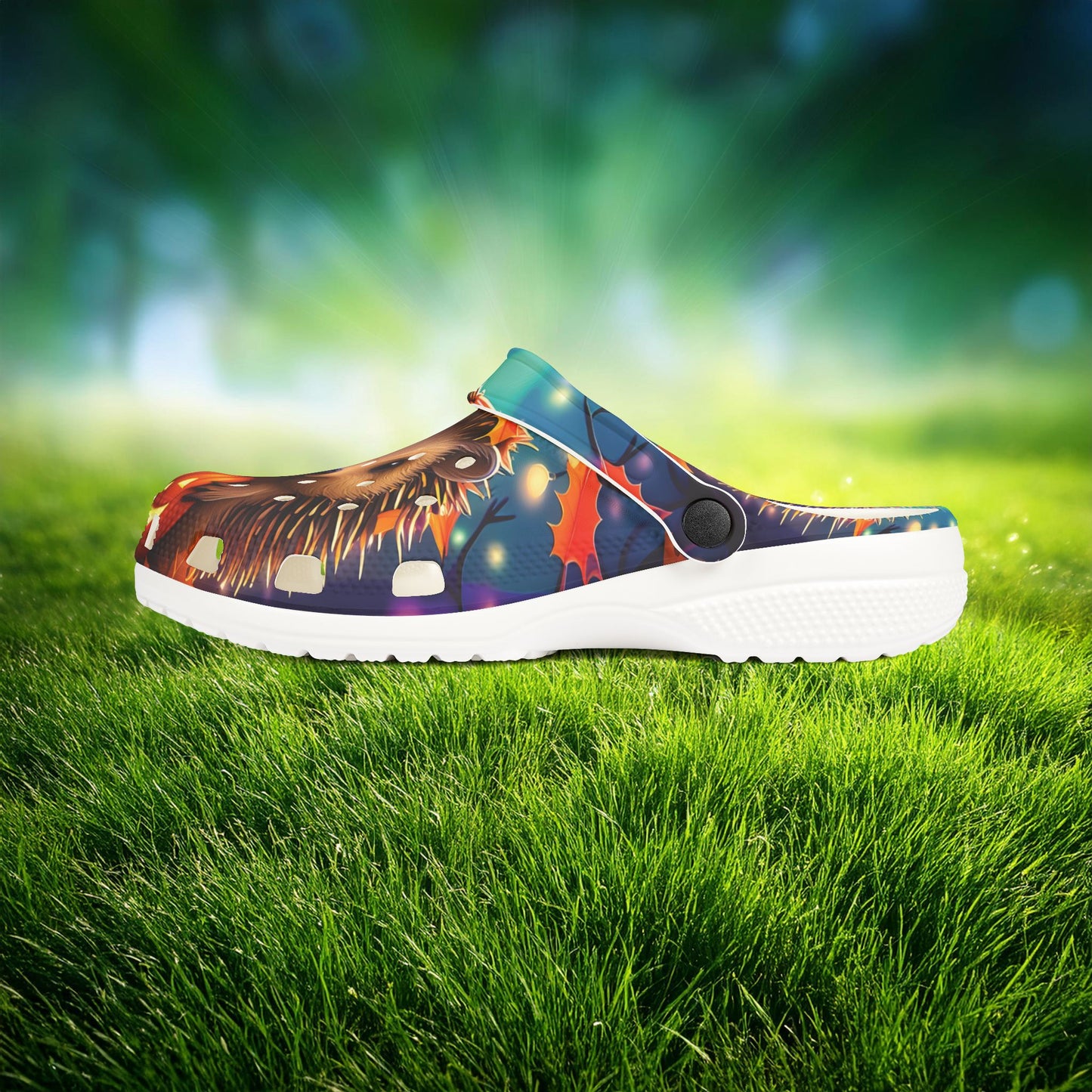 Halloween Hedgehog Foam Clogs