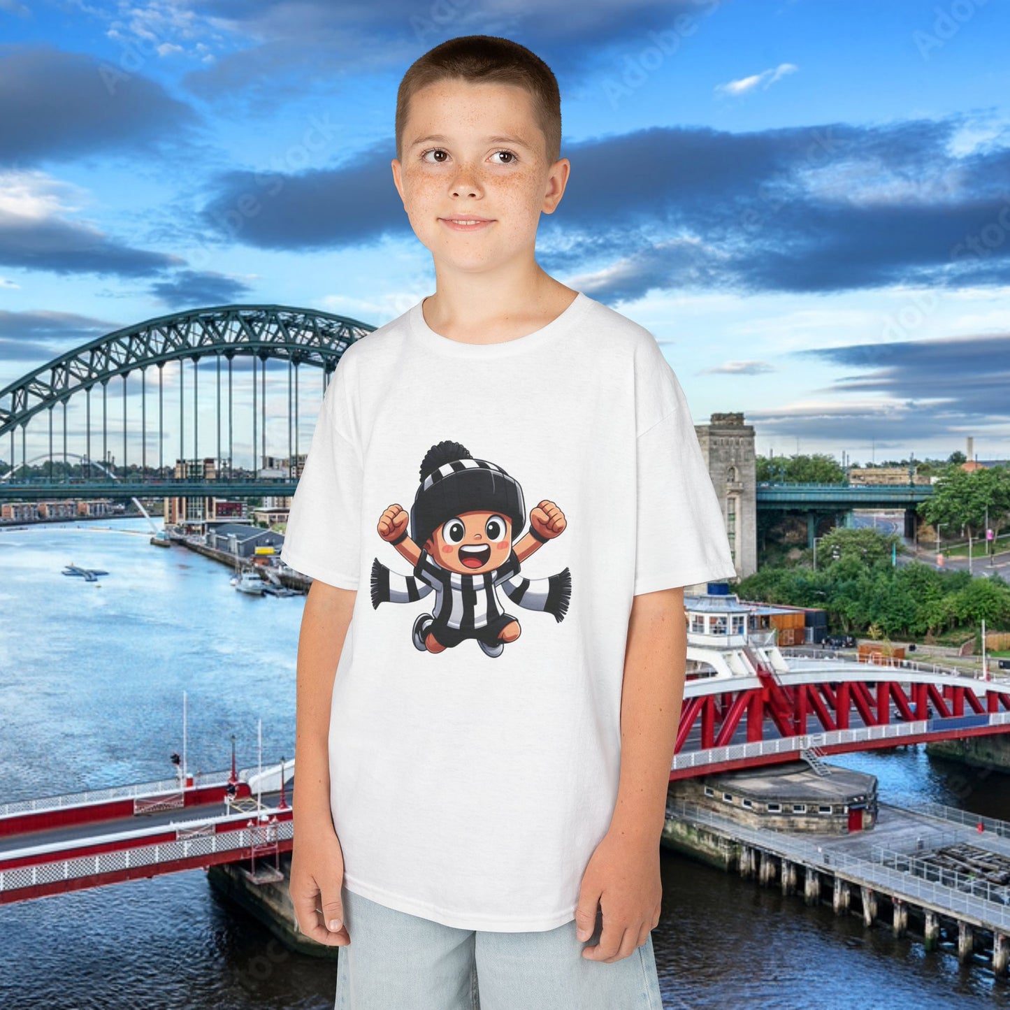 Newcastle United Mini Toon Supporter Kids Tee