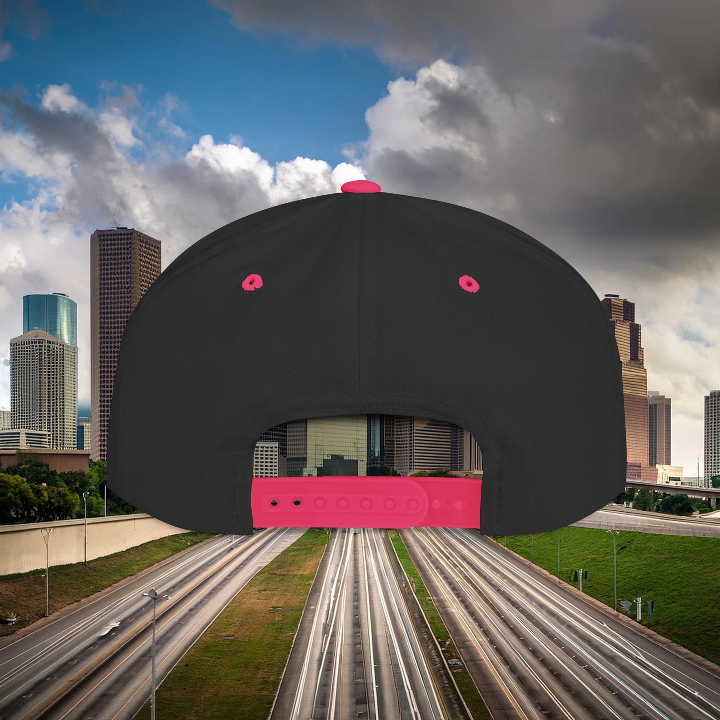 Houston Asteroid Flat Bill Snapback