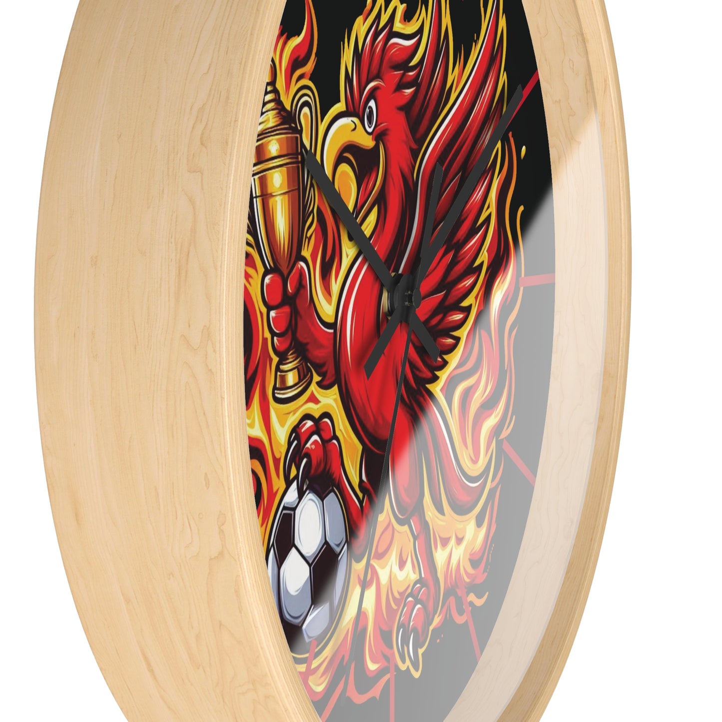 Liverpool Flames Wall Clock