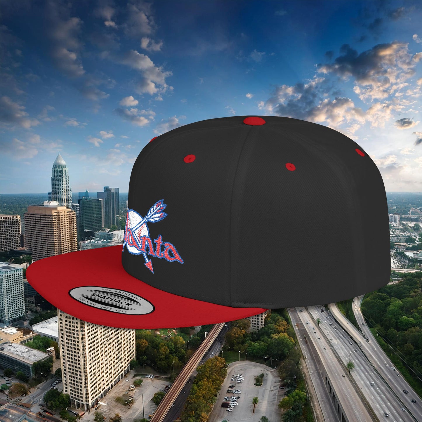 Atlanta Baseball Flat Bill Snapback