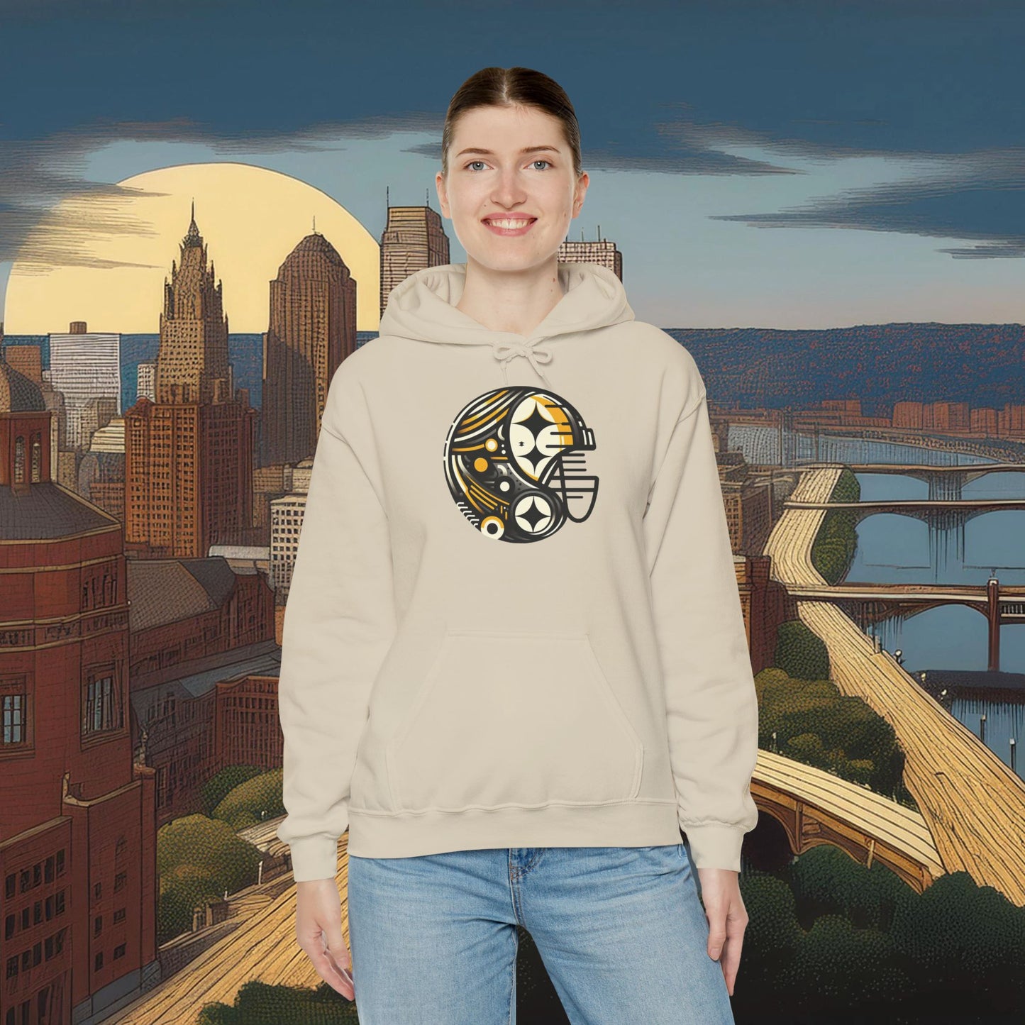 Pittsburgh Football Crest Hoodie