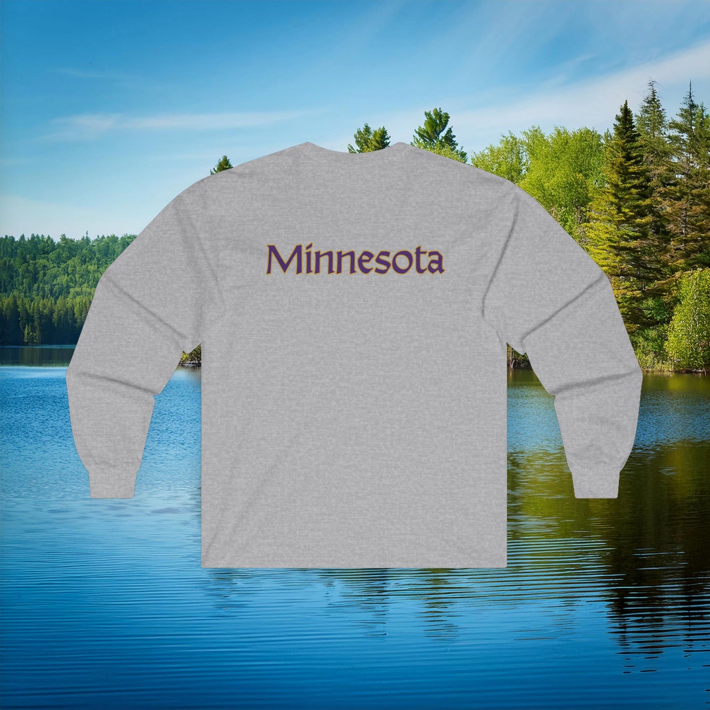 Minnesota Viking Logo Long Sleeve Tee