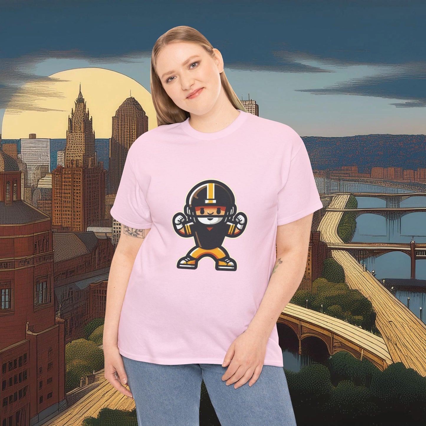 Mini Pittsburgh Football Player Tee
