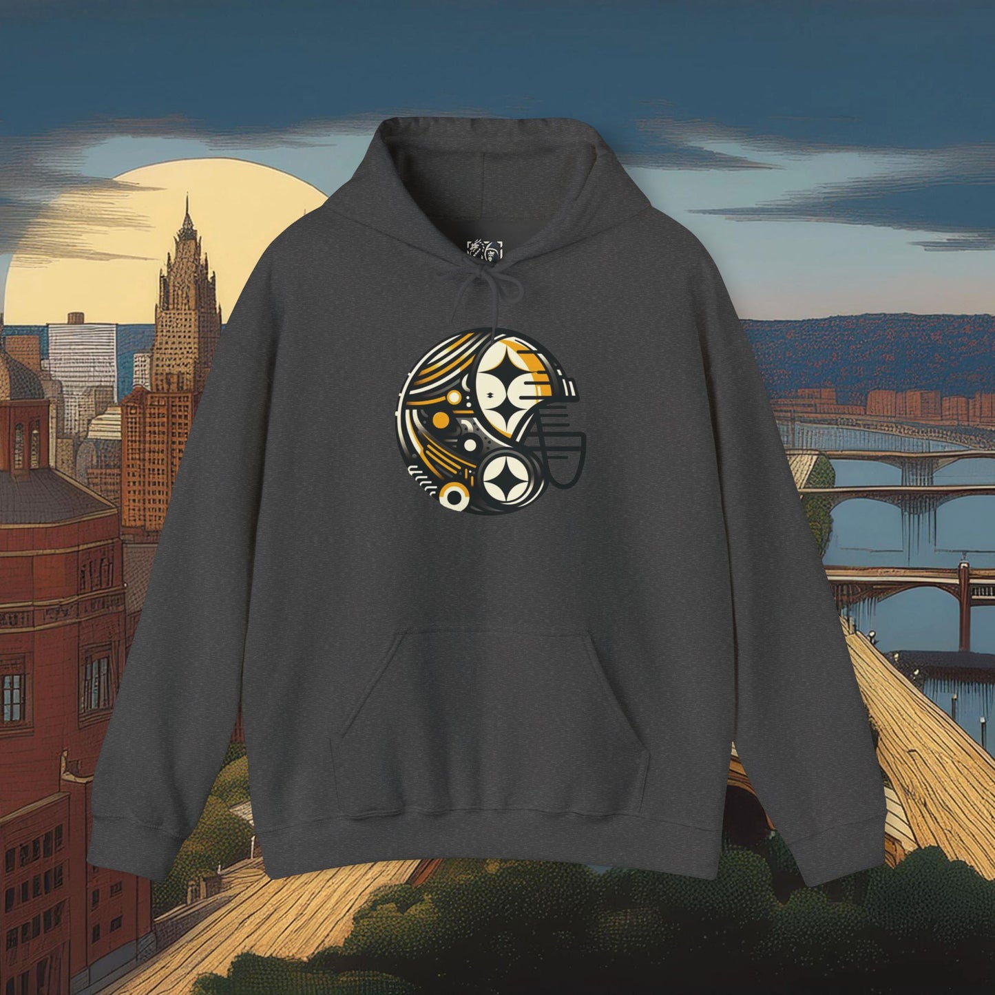 Pittsburgh Football Crest Hoodie