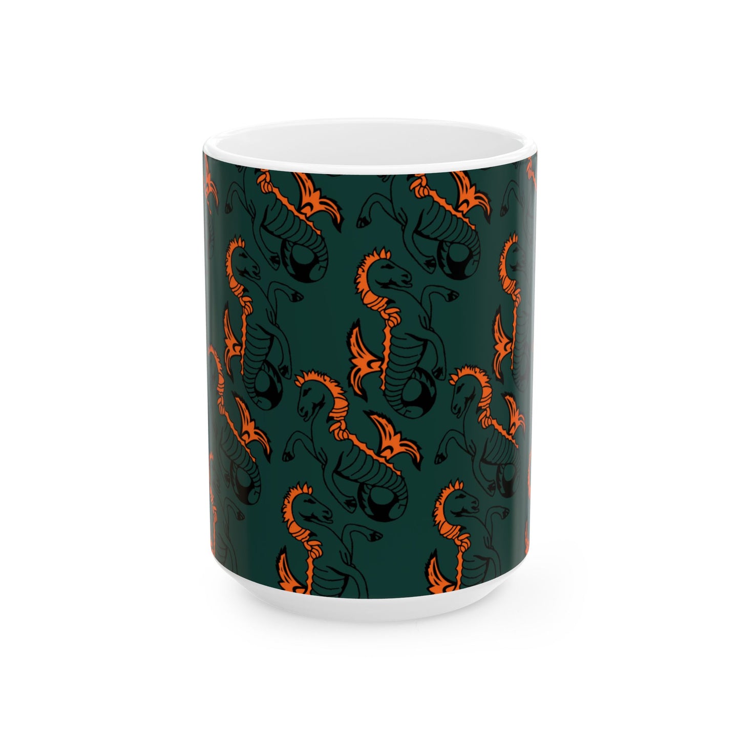 Newcastle Seahorse Ceramic Mugs (11oz/15oz)