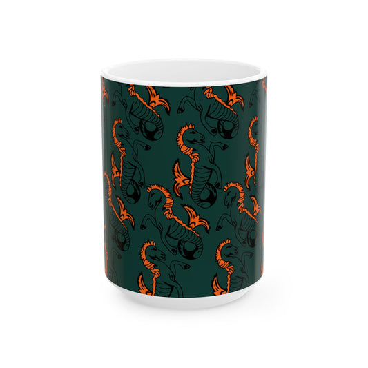Newcastle Seahorse Ceramic Mugs (11oz/15oz)
