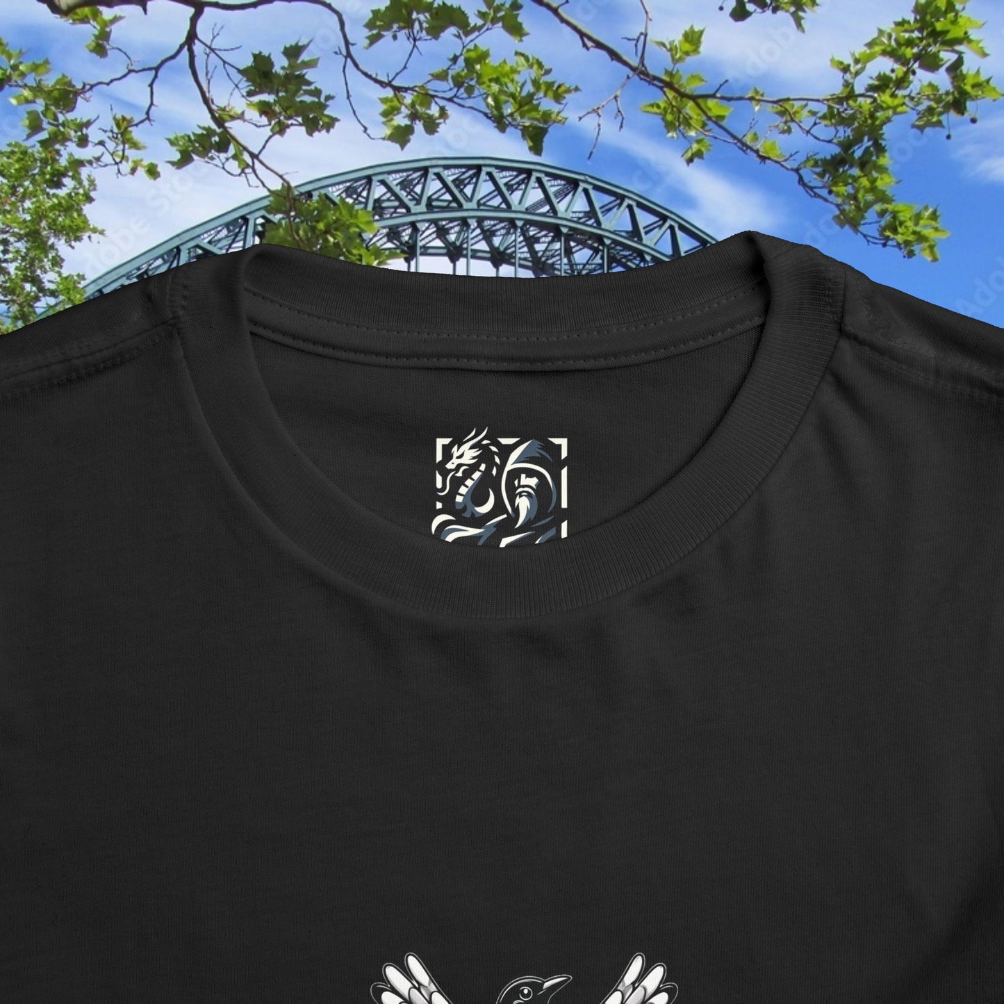 Newcastle United Howay The Lasses B&W (Twin Mags) Toddler Tee