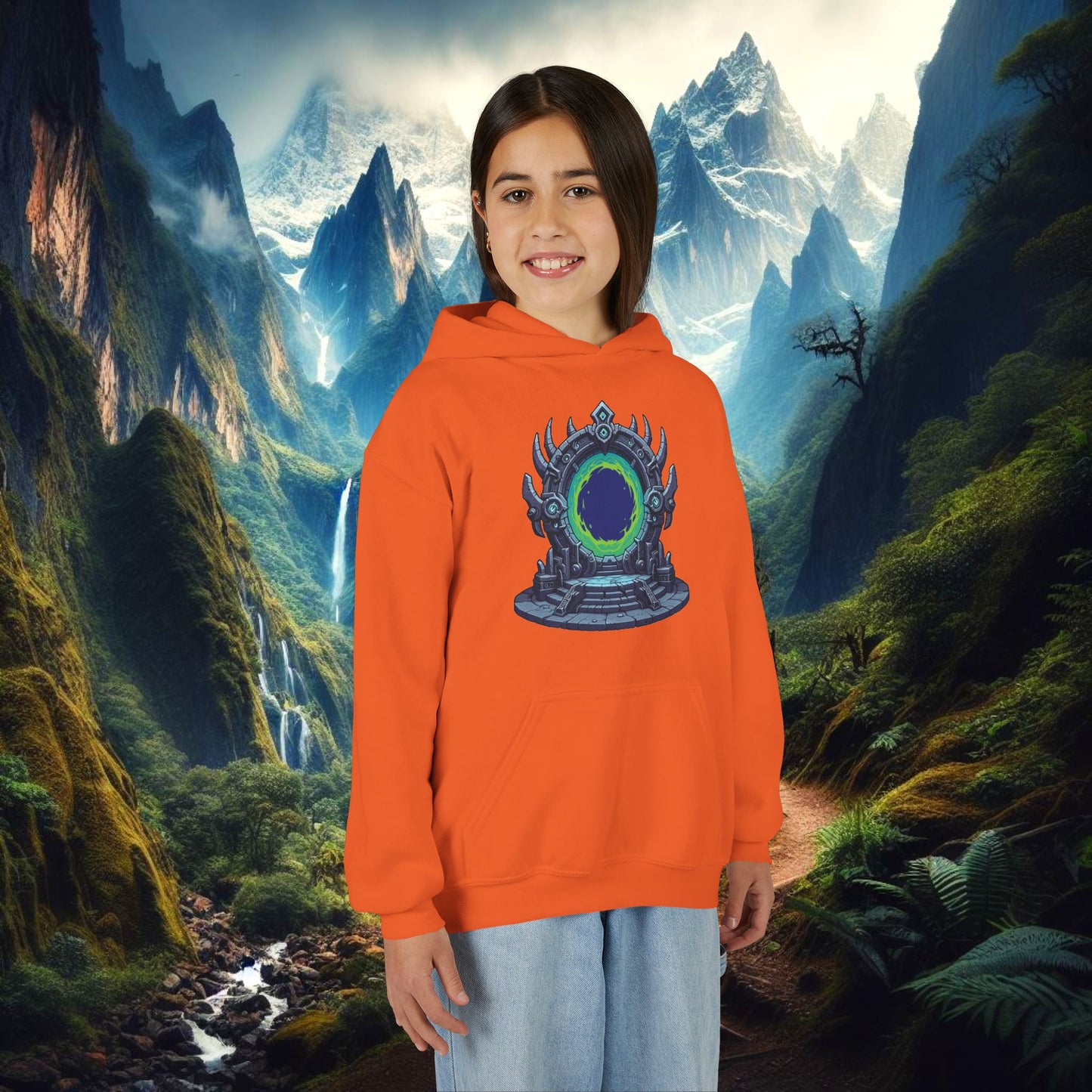 Dark Portal Youth Hoodie