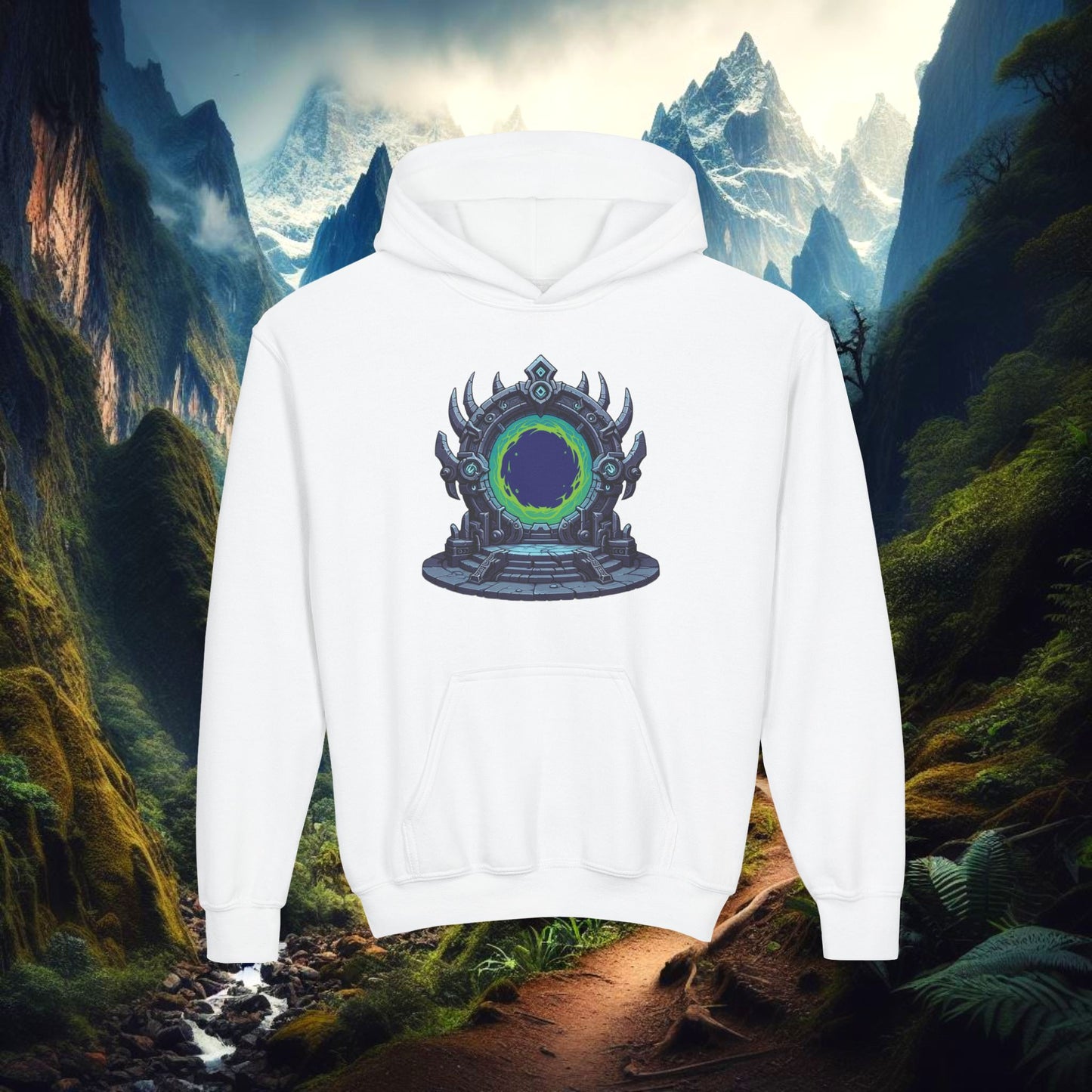 Dark Portal Youth Hoodie