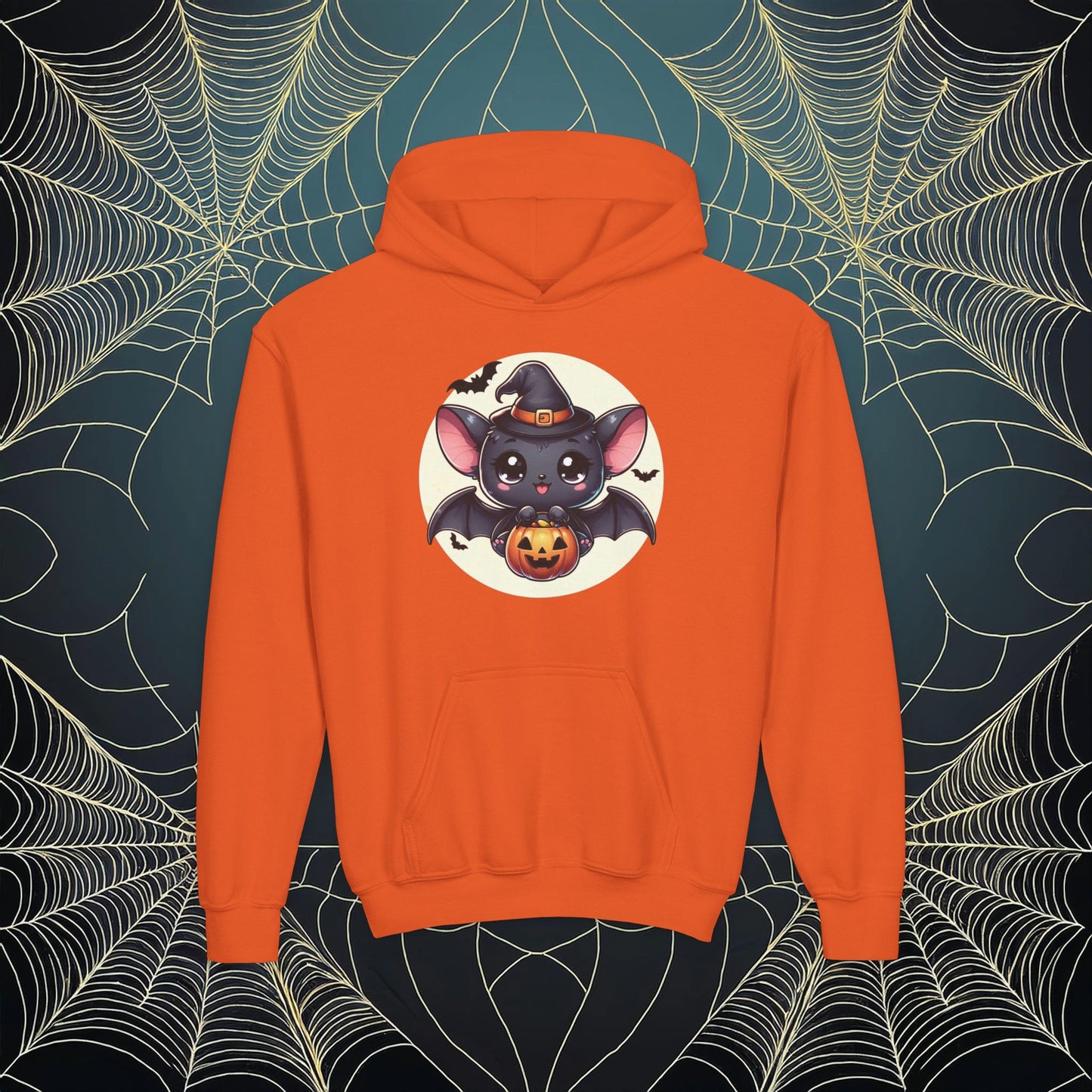 Trick or Treat Bat Youth Hoodie