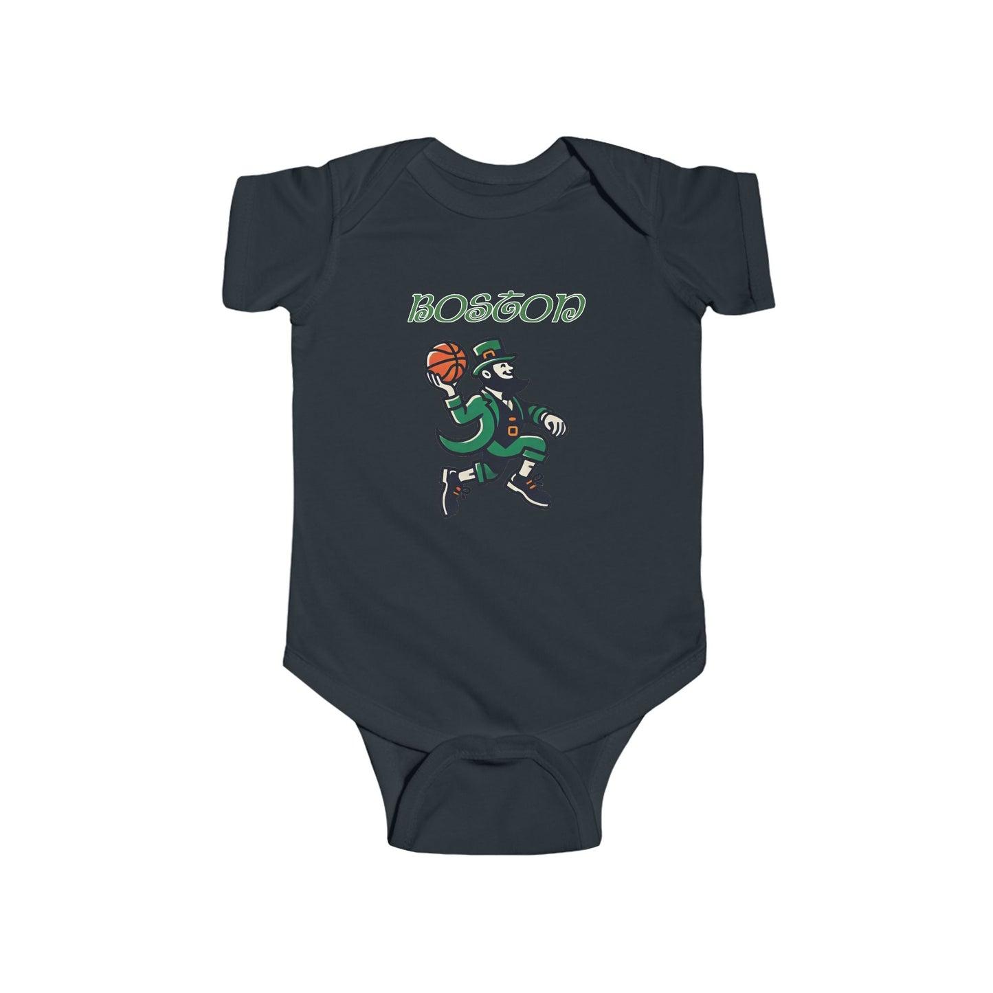 Boston Basketball Logo Infant Bodysuit