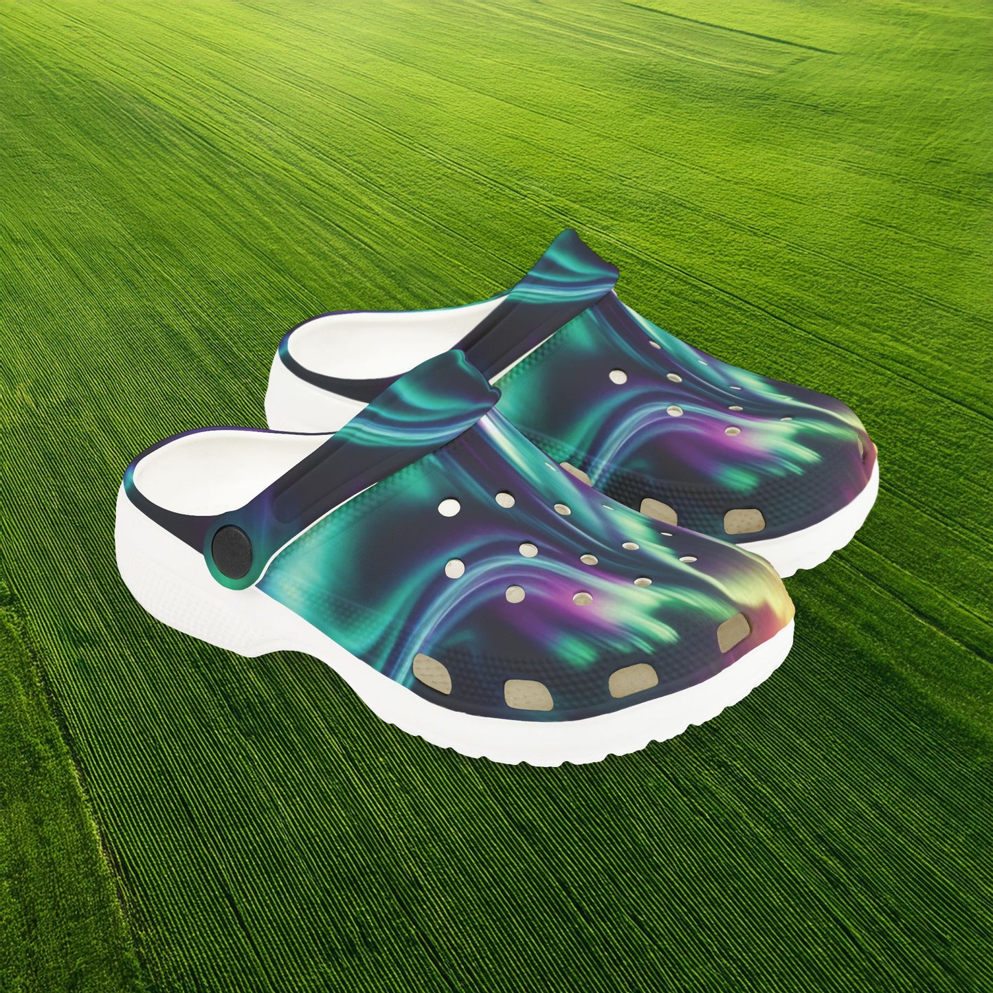 Northern Lights Kid's Foam Clogs