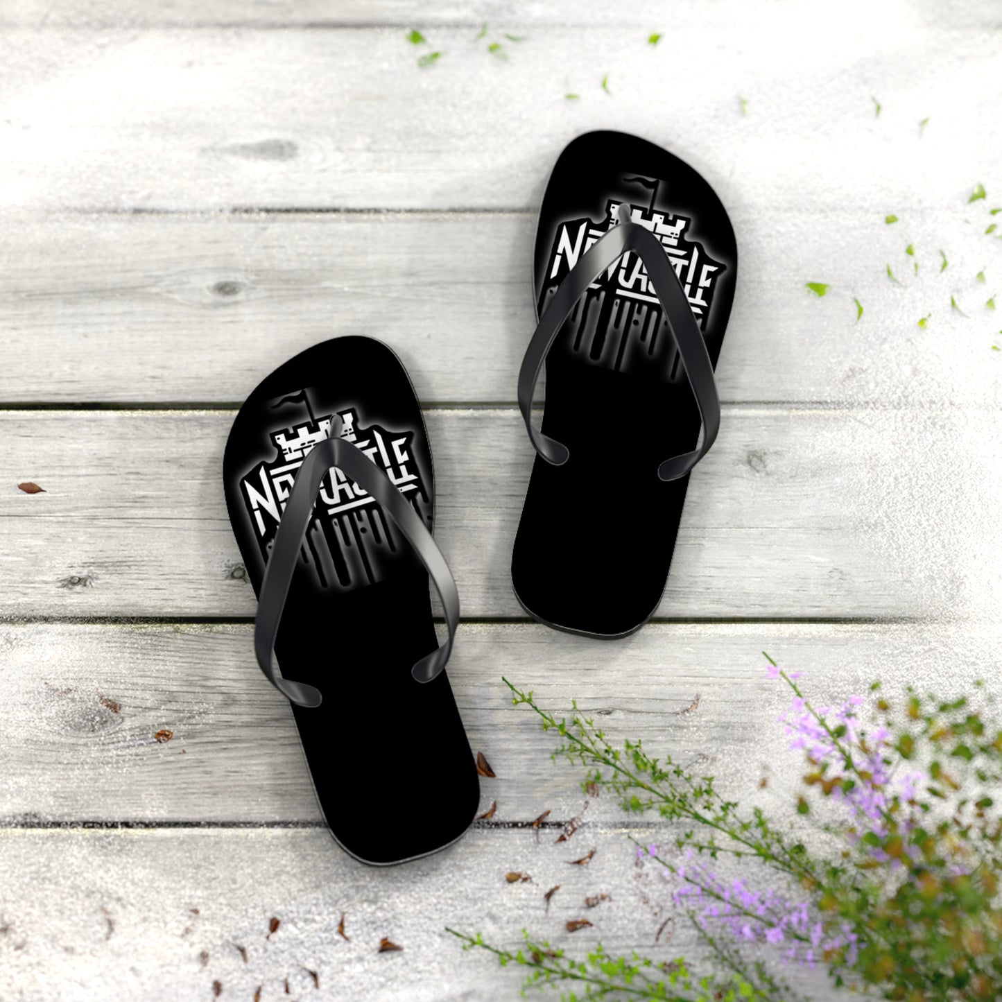 Newcastle Graffiti Flip Flops