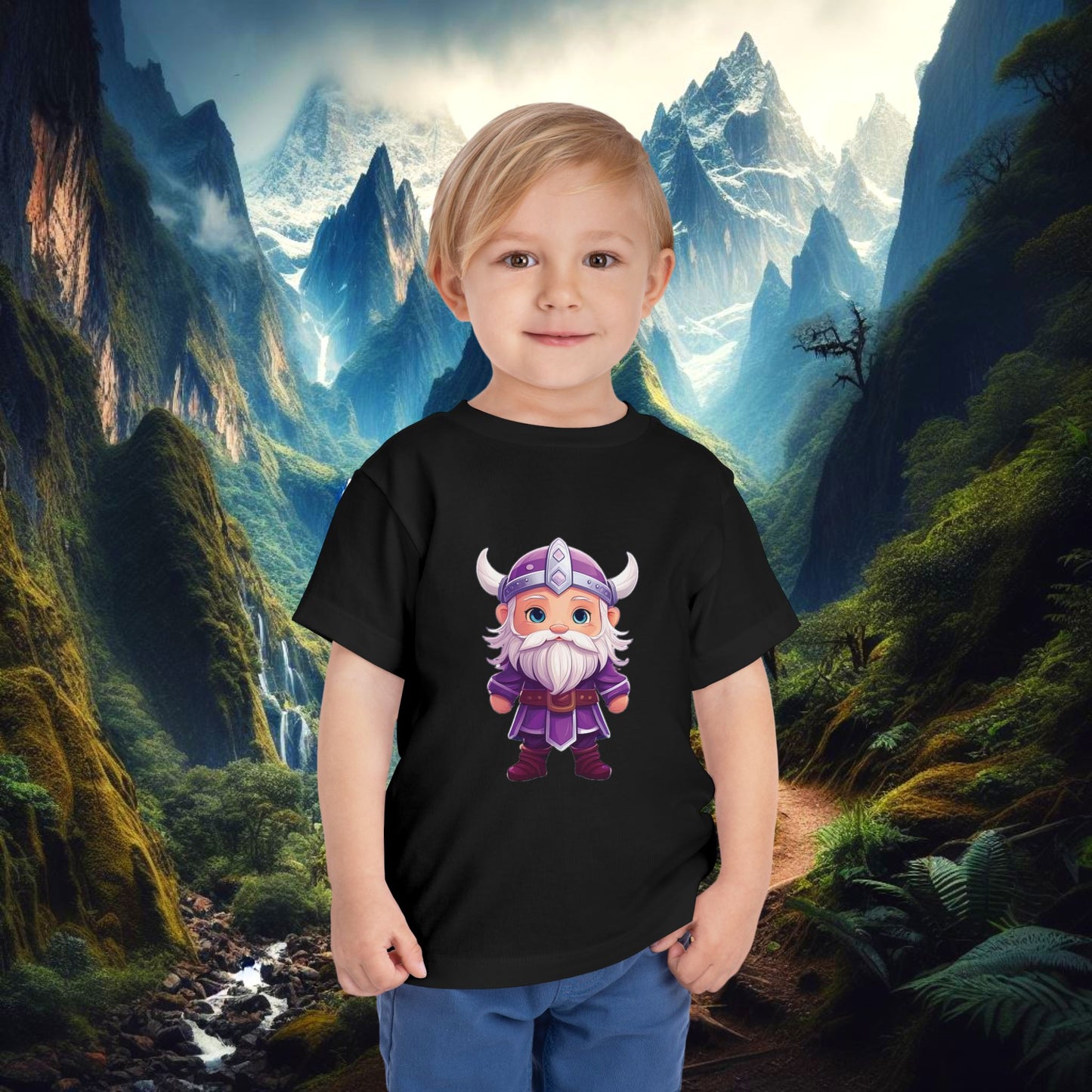 Purple Viking Toddler Tee