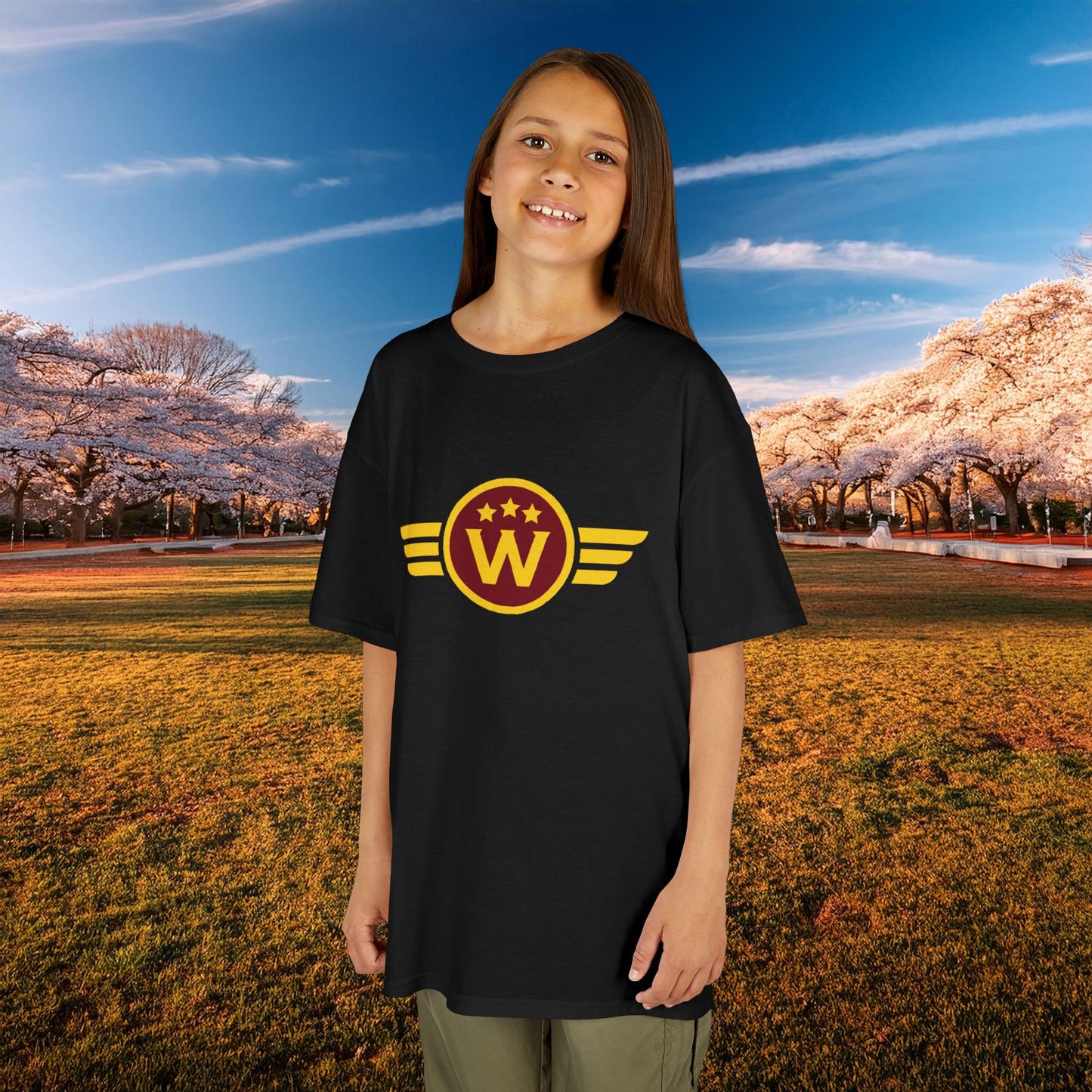 Washington DC Football Logo Kids Tee