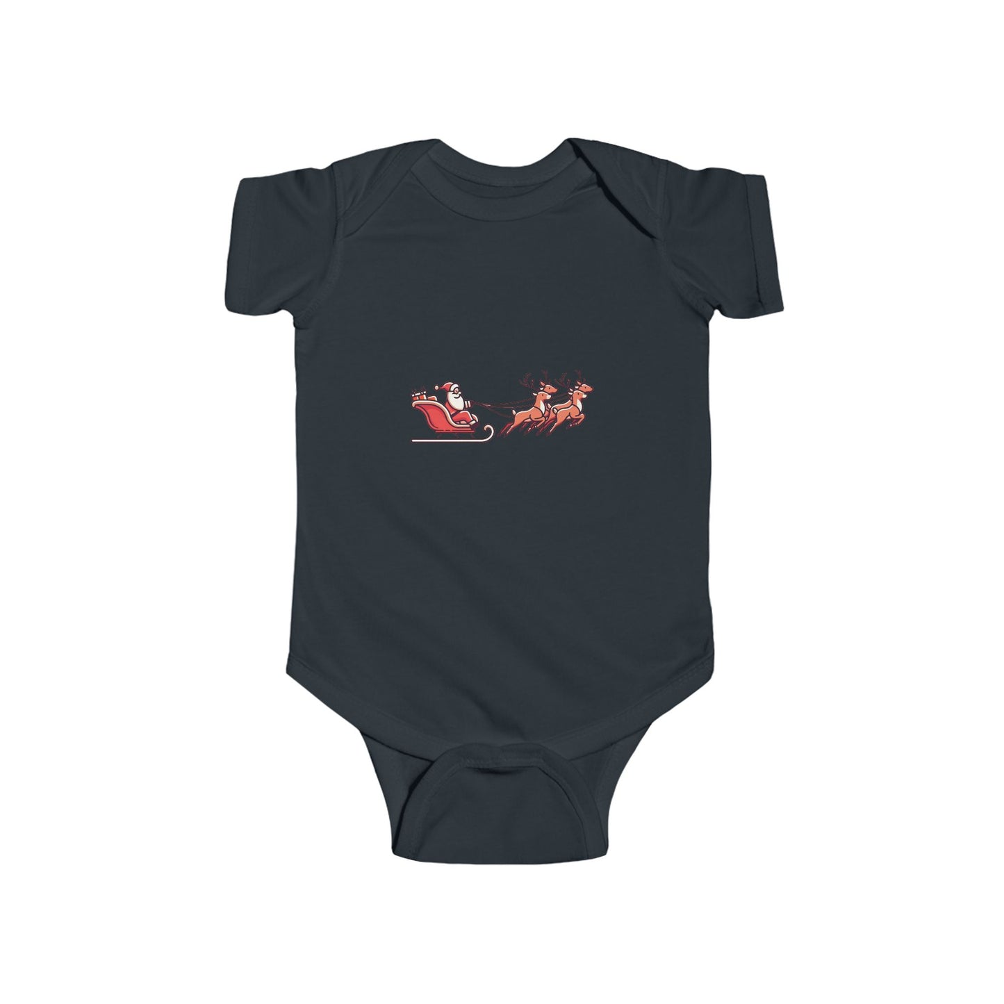 Santa's Sleigh Infant Bodysuit