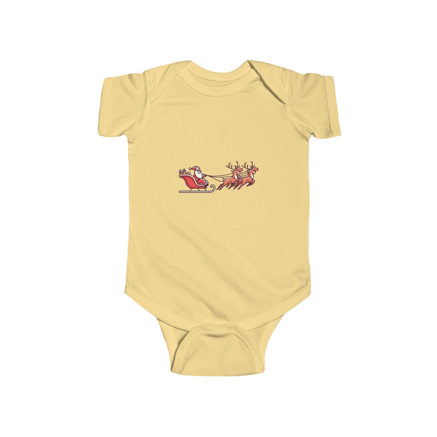Santa's Sleigh Infant Bodysuit