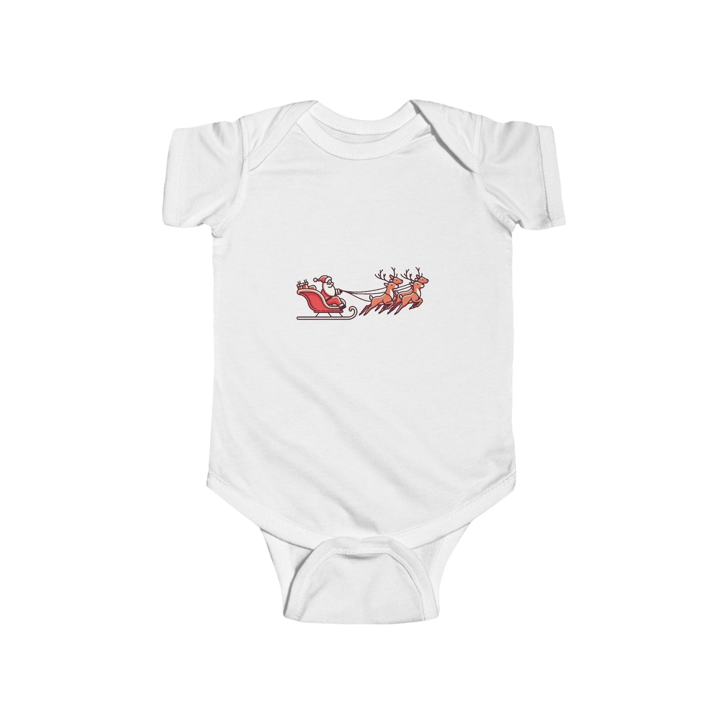 Santa's Sleigh Infant Bodysuit